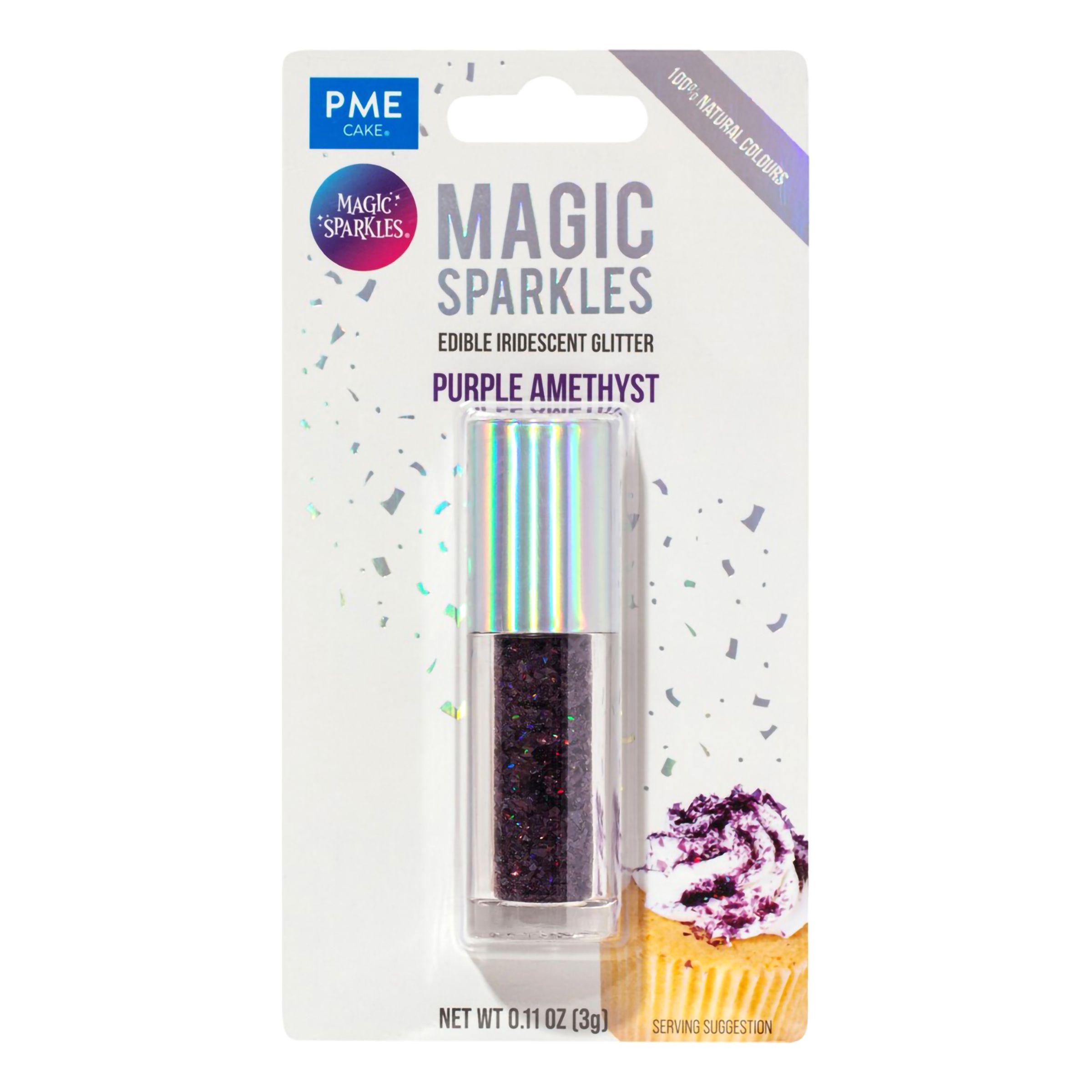 PME Spiseligt Glitter Iriserende Blomme - 3 g