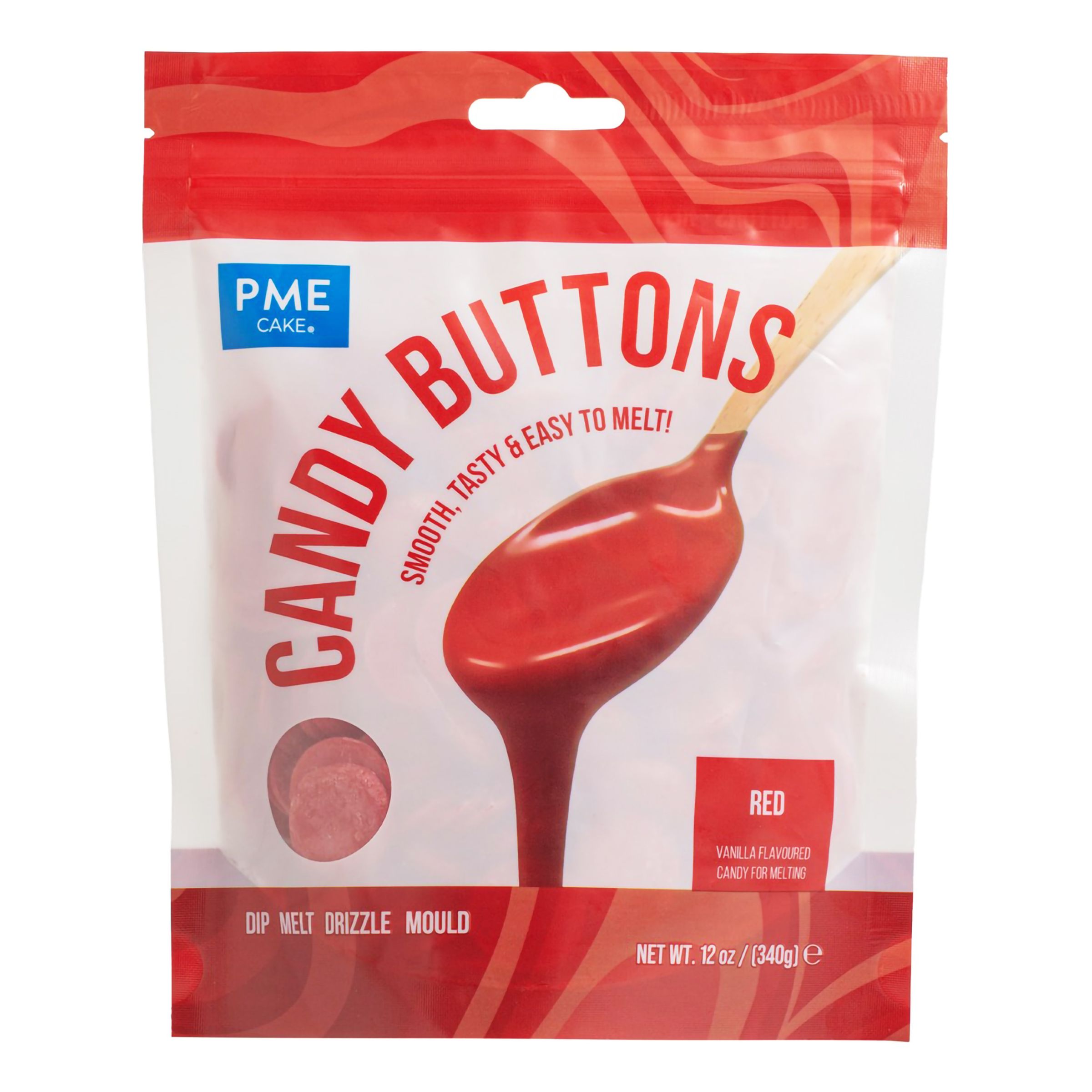 PME Candy Buttons Rød - 340 g