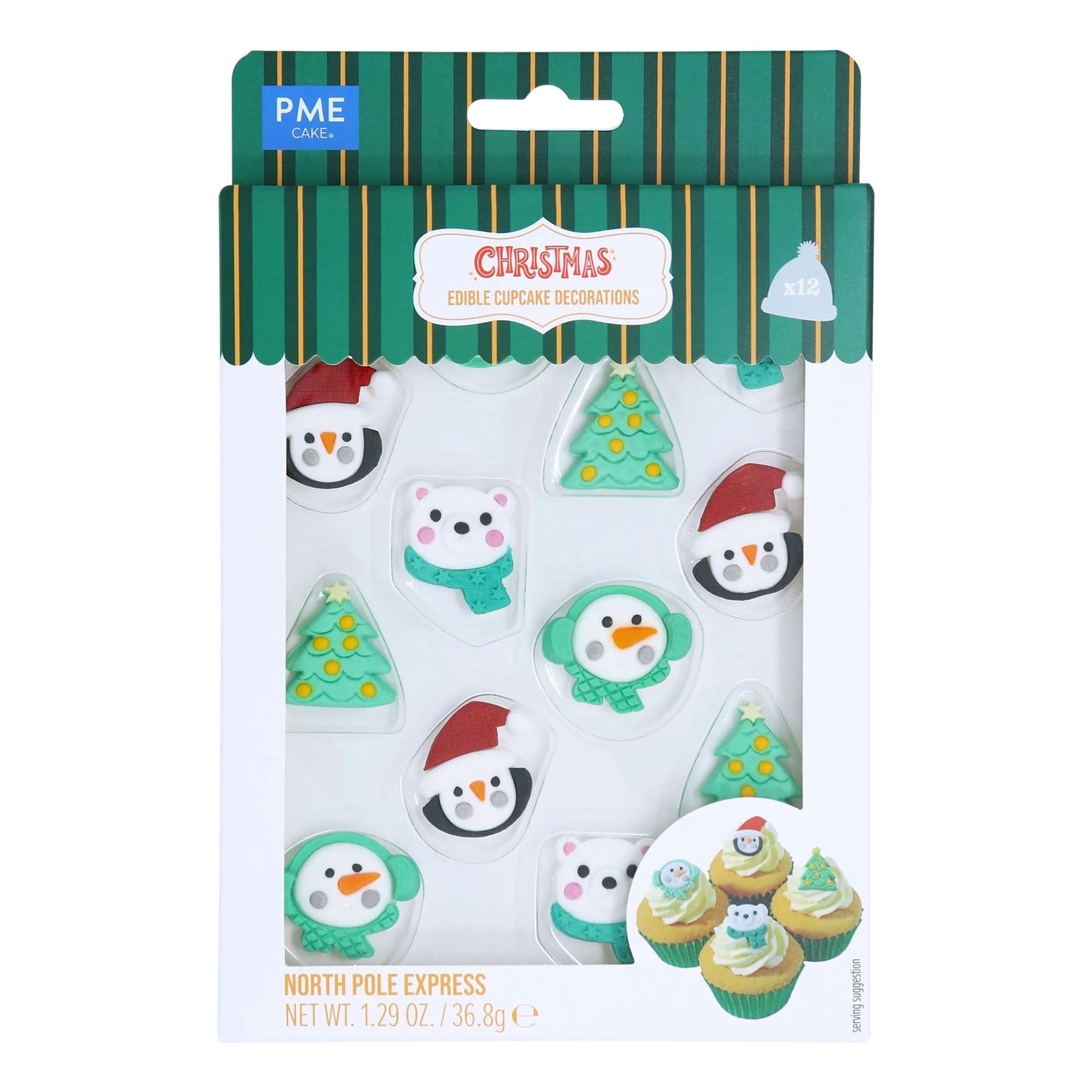 PME Sockerfigurer Julmotiv - 36,8 g