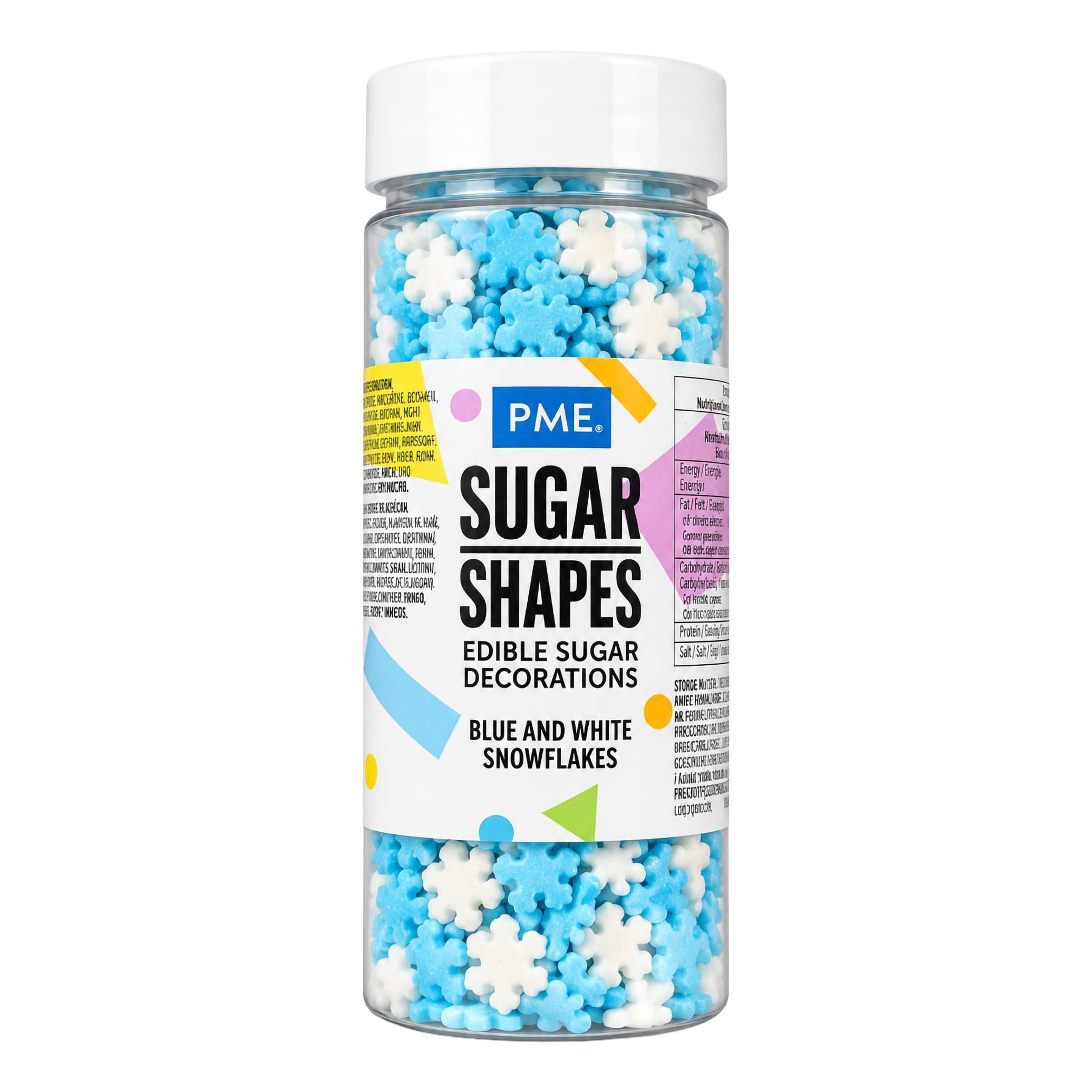 PME Krymmel Snefnug Shapes Hvid/Blå - 60 g