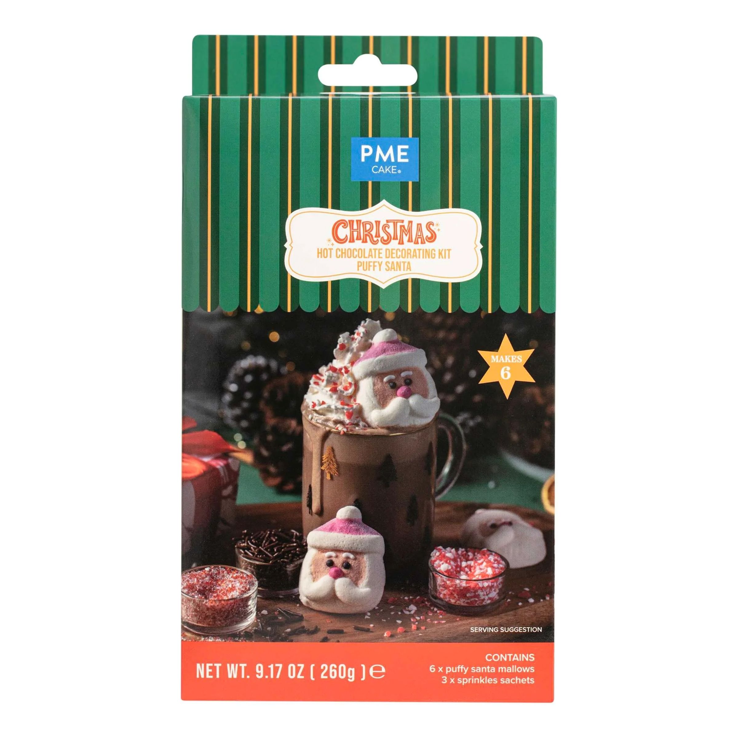 PME Varm Chokolade Dekorationskit Julemand - 260 g