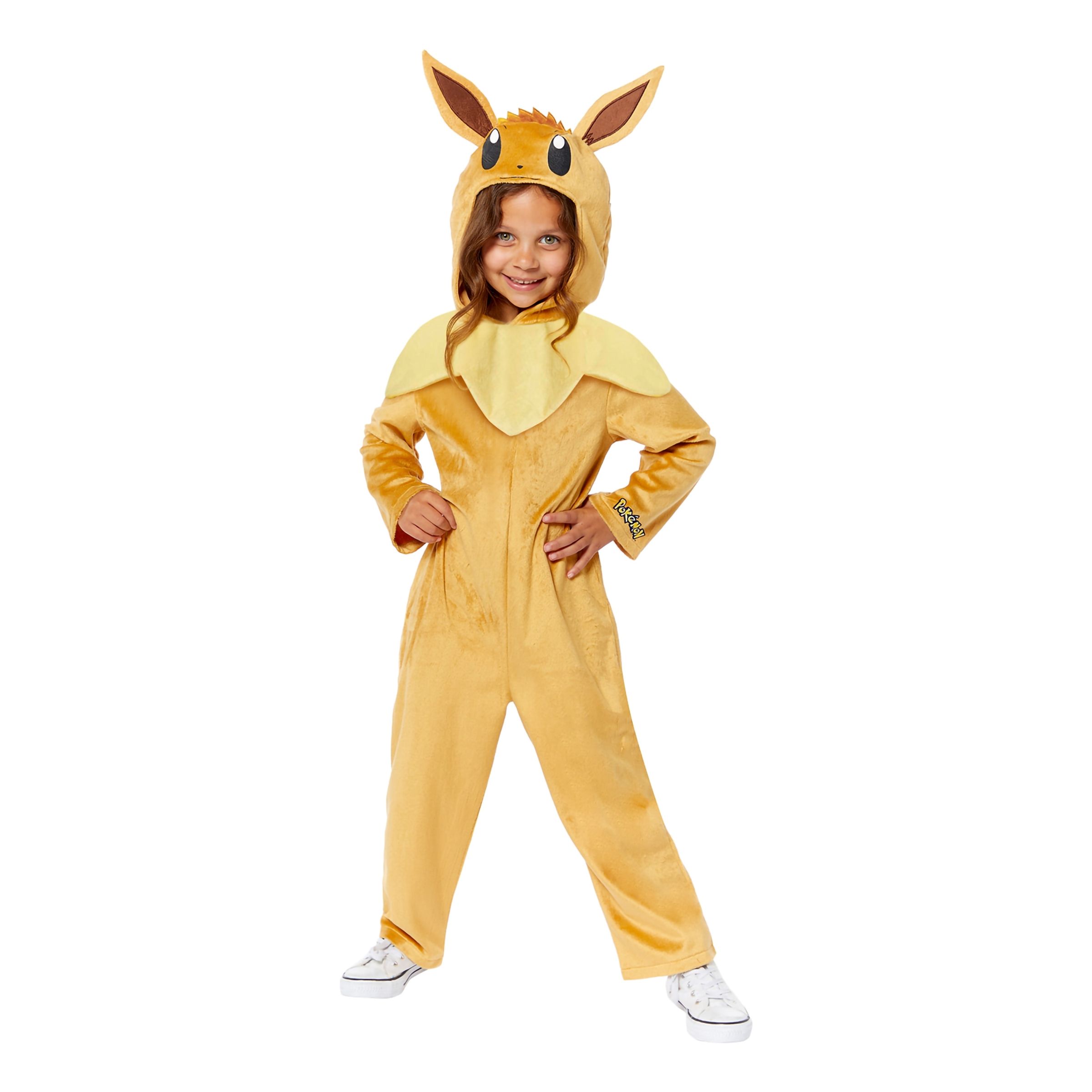 Pokémon Eevie Jumpsuit Børnekostume - X-Small