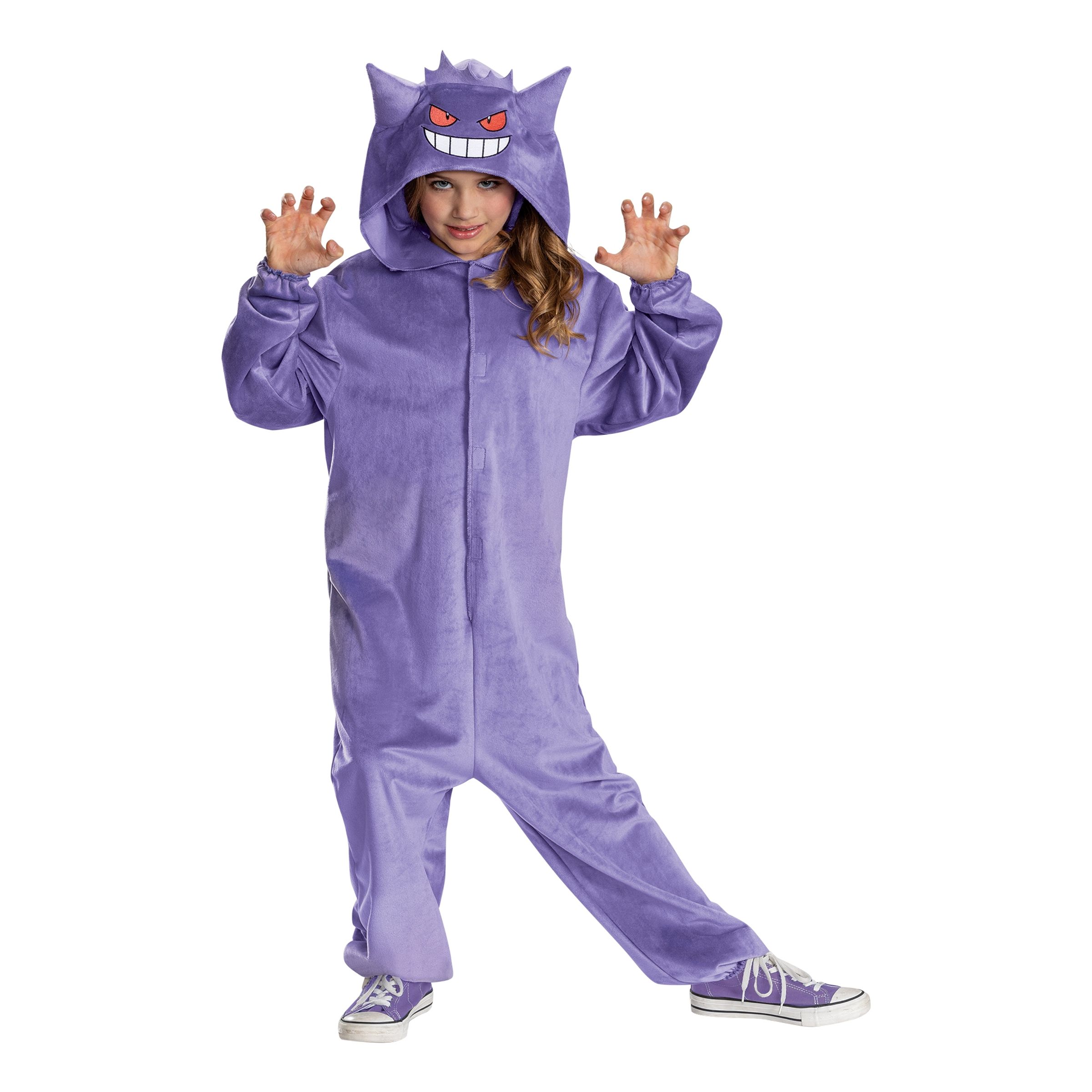 Pokémon™ Gengar Onesie Deluxe Barn Kostyme - Medium
