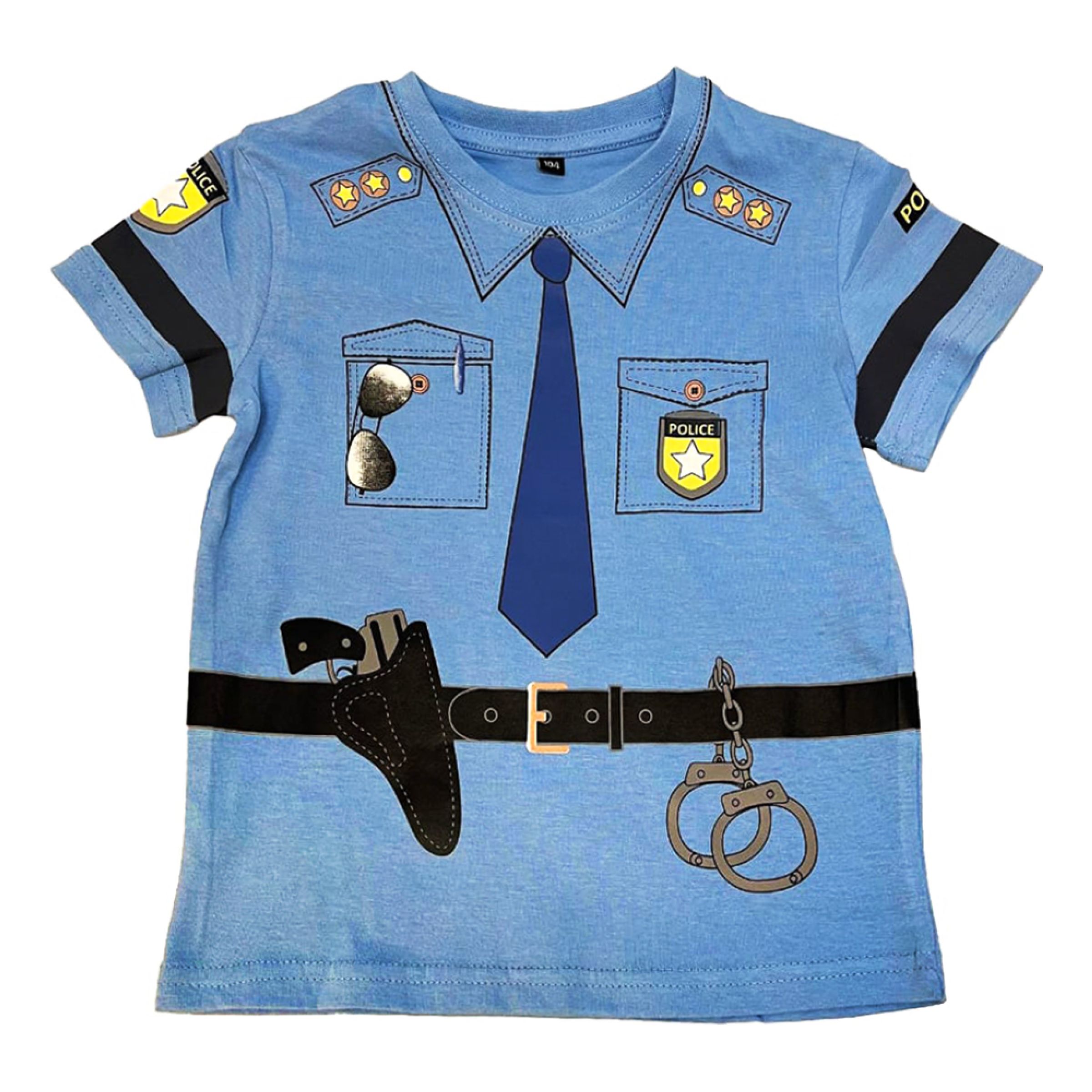 Police Barn T-shirt - X-Large | Hem - Roliga Prylar - Kläder - T-Shirts | Pryloteket