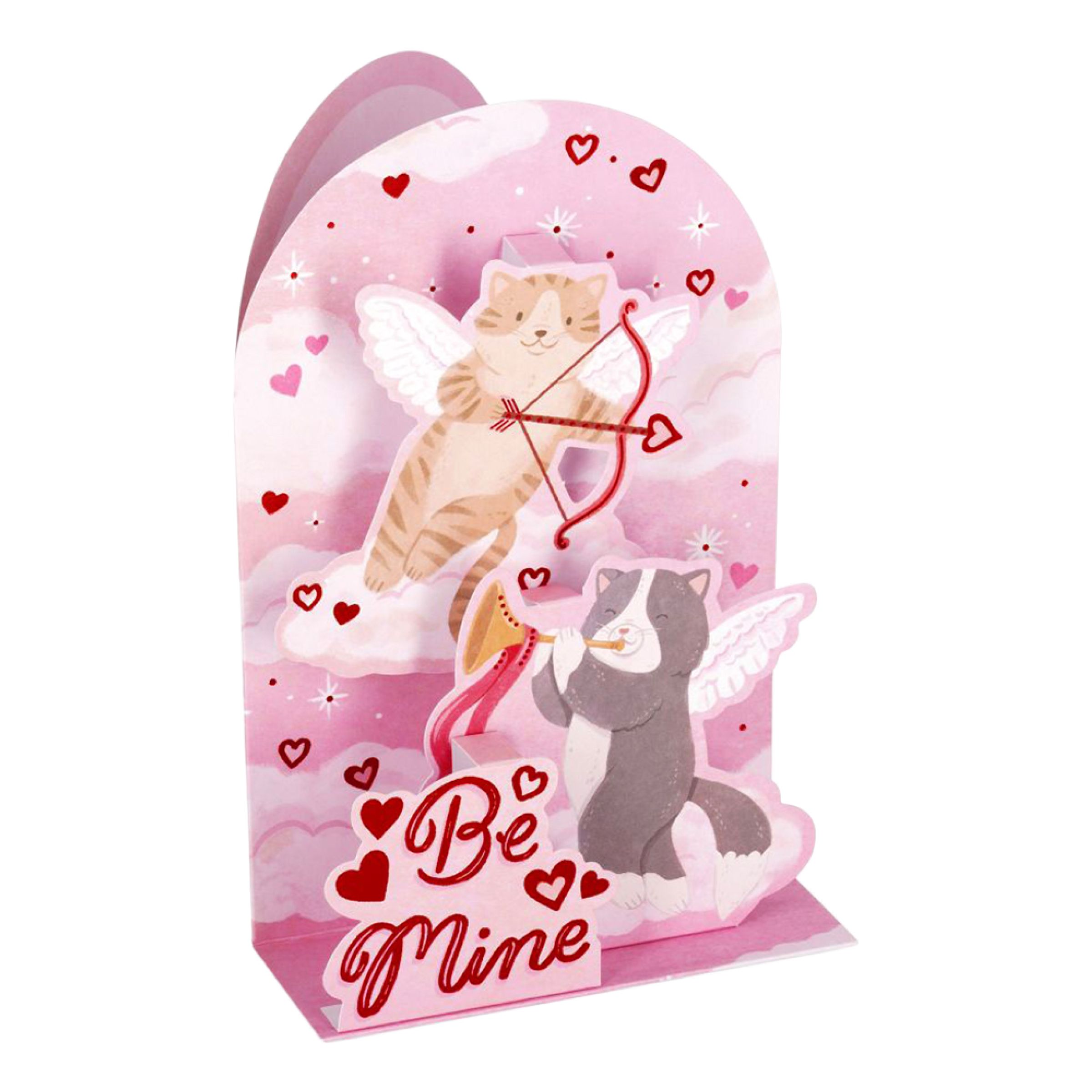 Pop Up-kort Be Mine | Hem - Teman - Julklappar - Romantisk Julklapp | Maskeradspecialisten
