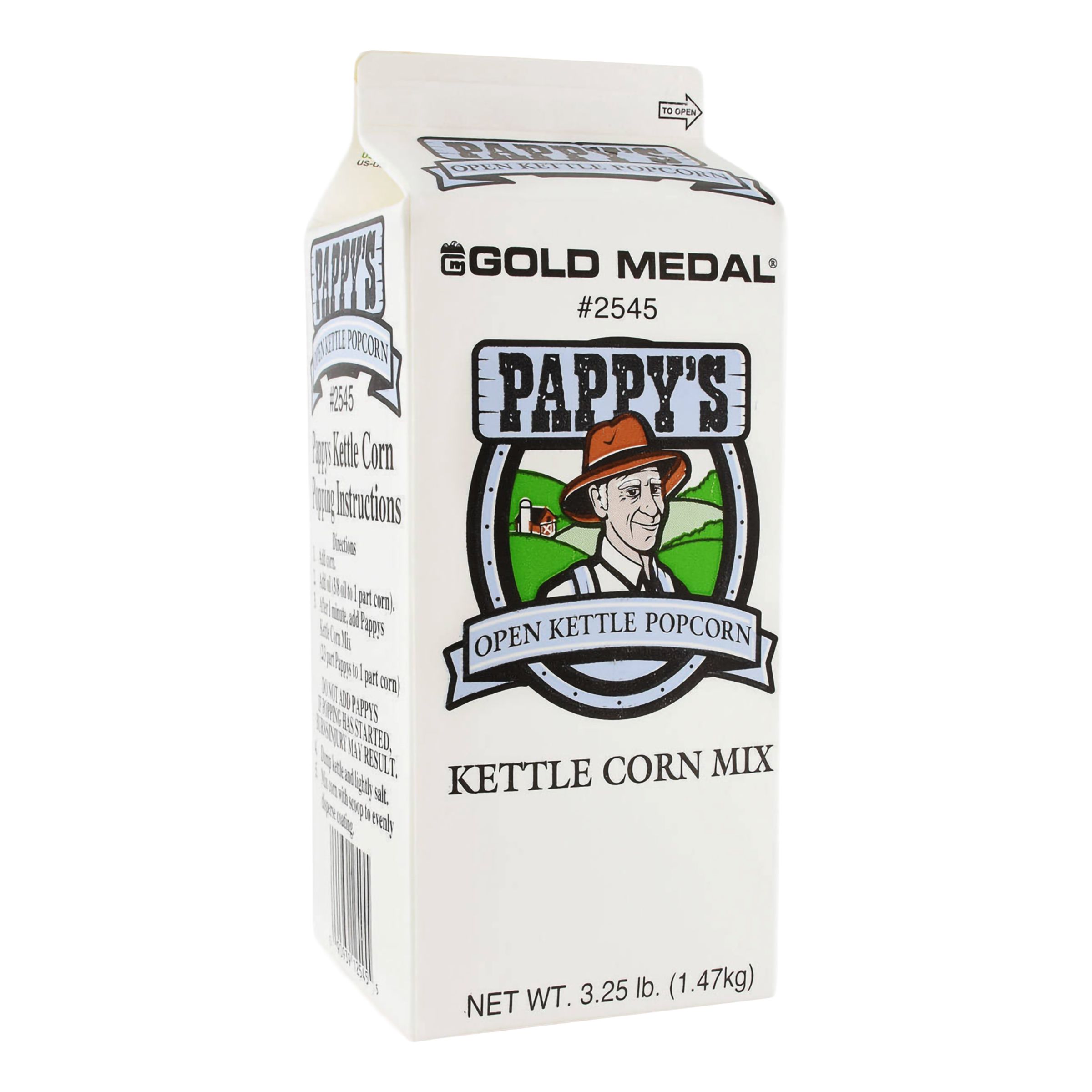 Gold Medal Popcorn Pappy's Kettle Corn Mix - 1,47 kg
