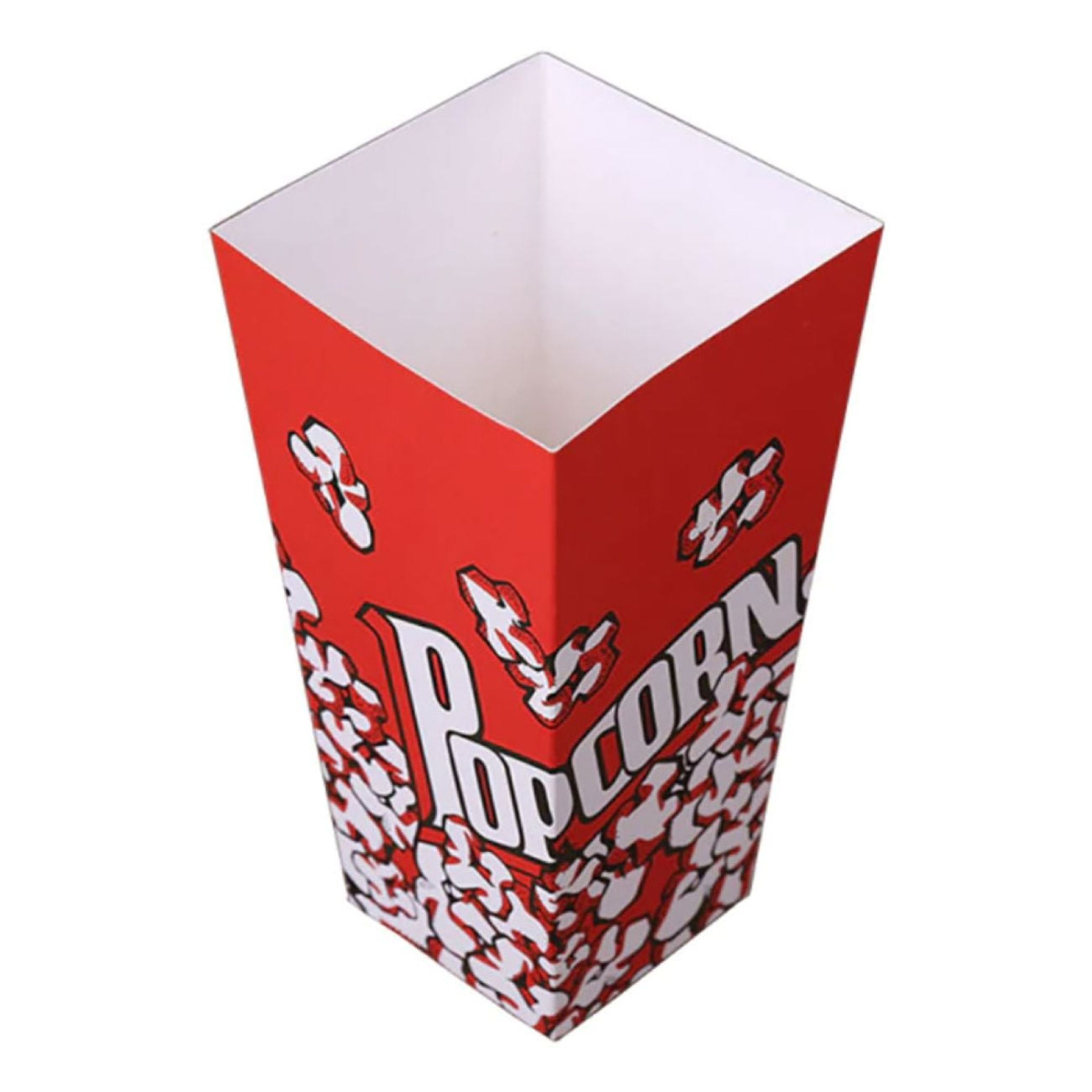 Popcornbägare Röd - 12-pack | Hem - Godis & Läsk - Snacks - Popcorn | Maskeradspecialisten