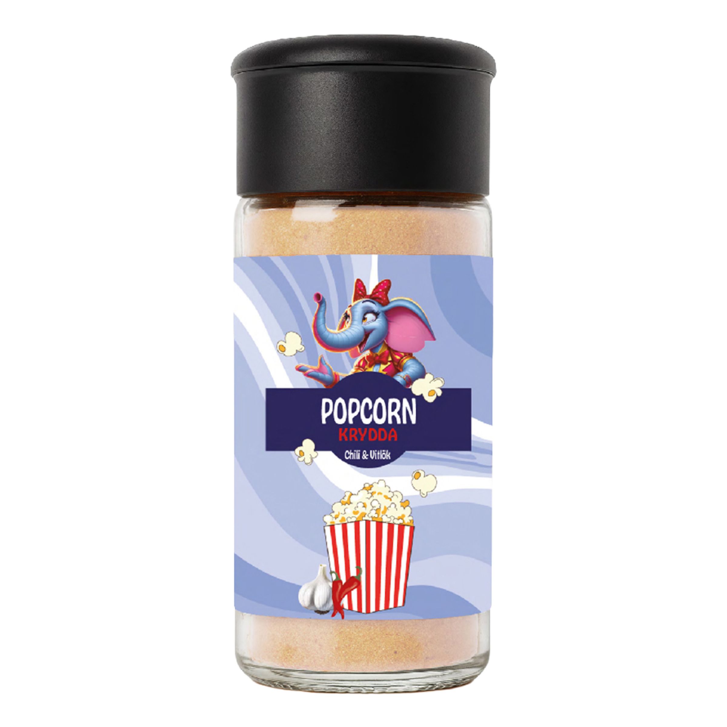 Popcornkrydderi Chili & Hvidløg - 30 g