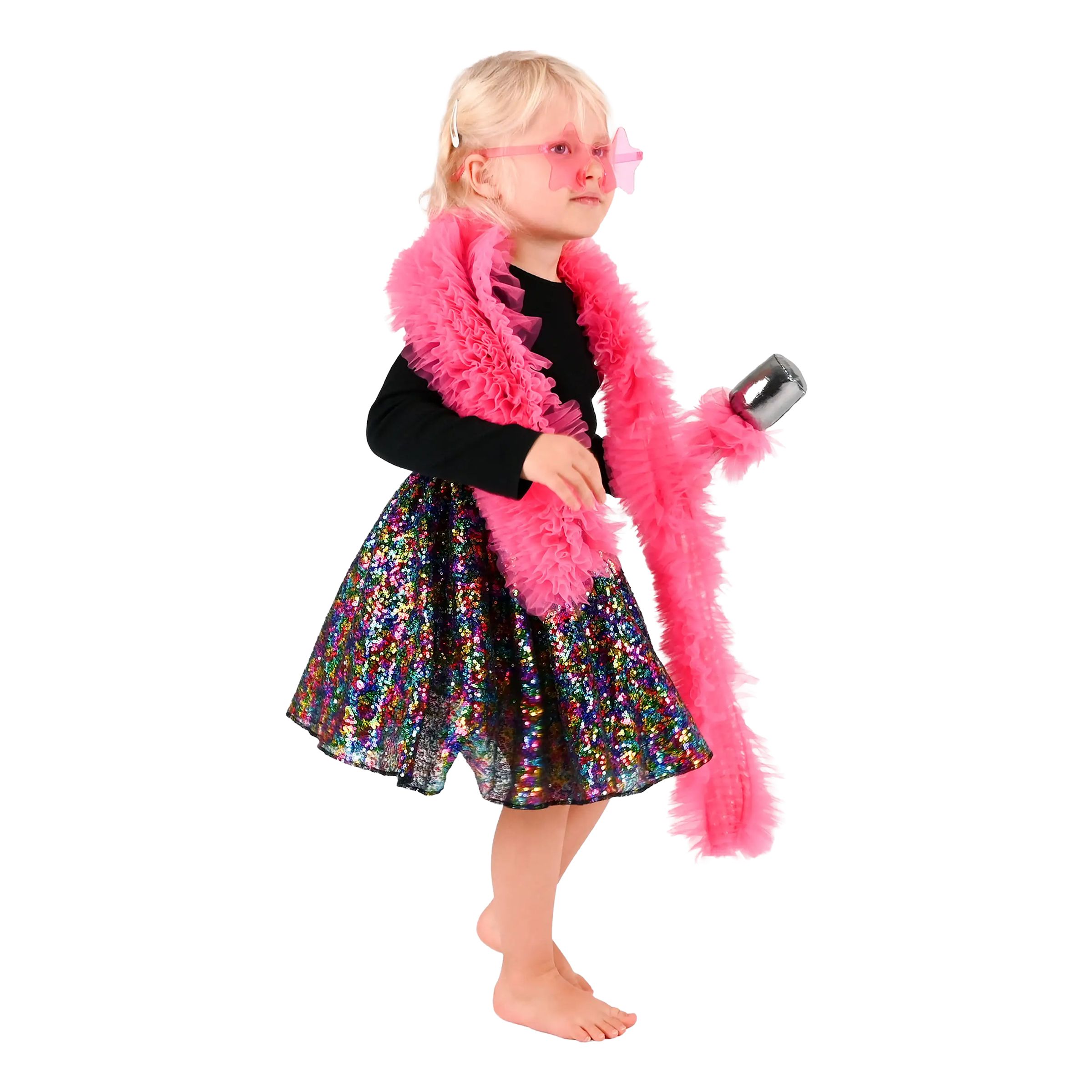 Popstjärna Flerfärgad Tillbehörskit för Barn - Medium | Hem - Maskerad - Tillbehör - Maskeradaccessoarer | Maskeradspecialisten
