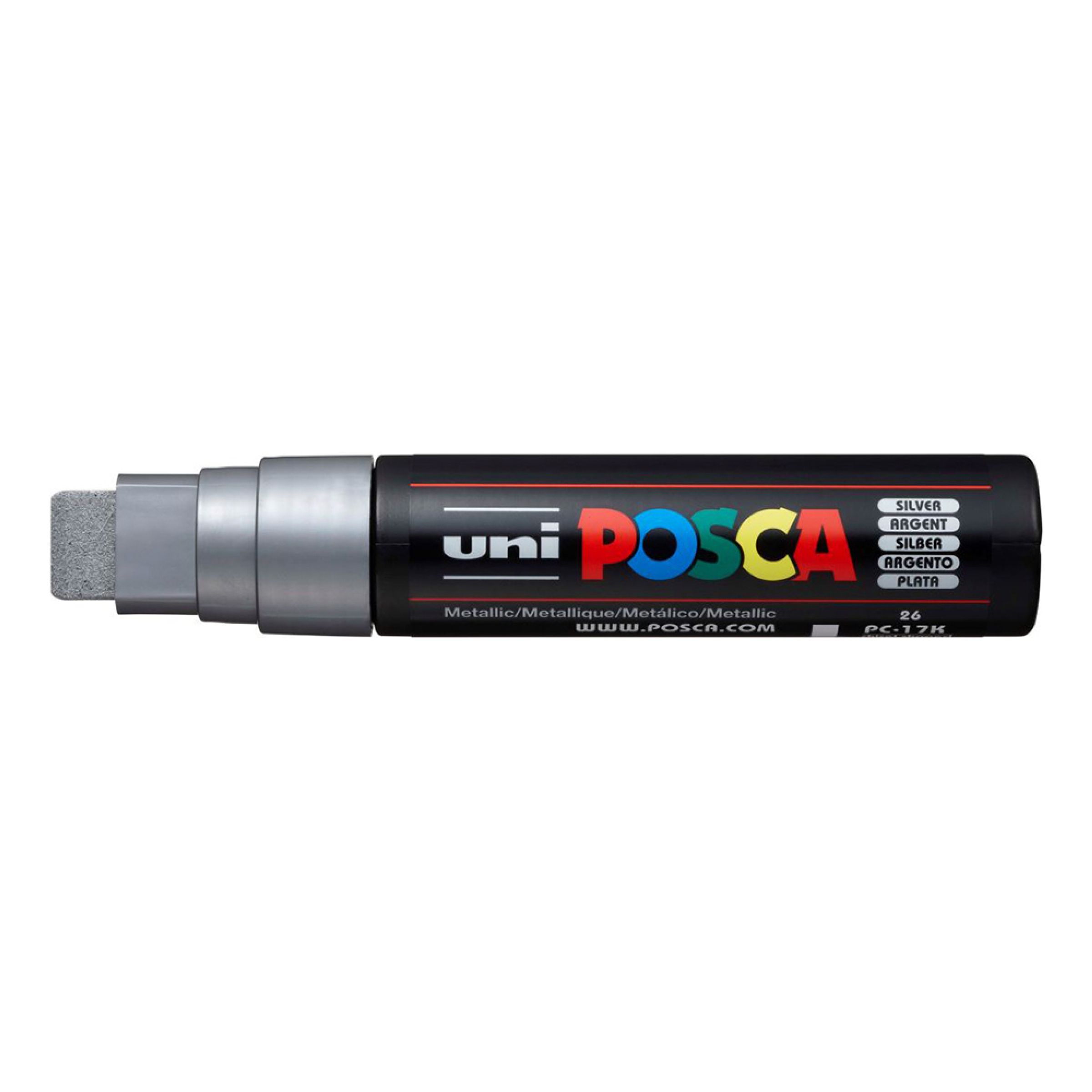 Posca PC-17K Tuschpenna 15 mm - Silver | Hem - Roliga Prylar - Spel & Lek - Måla & Rita | Pryloteket