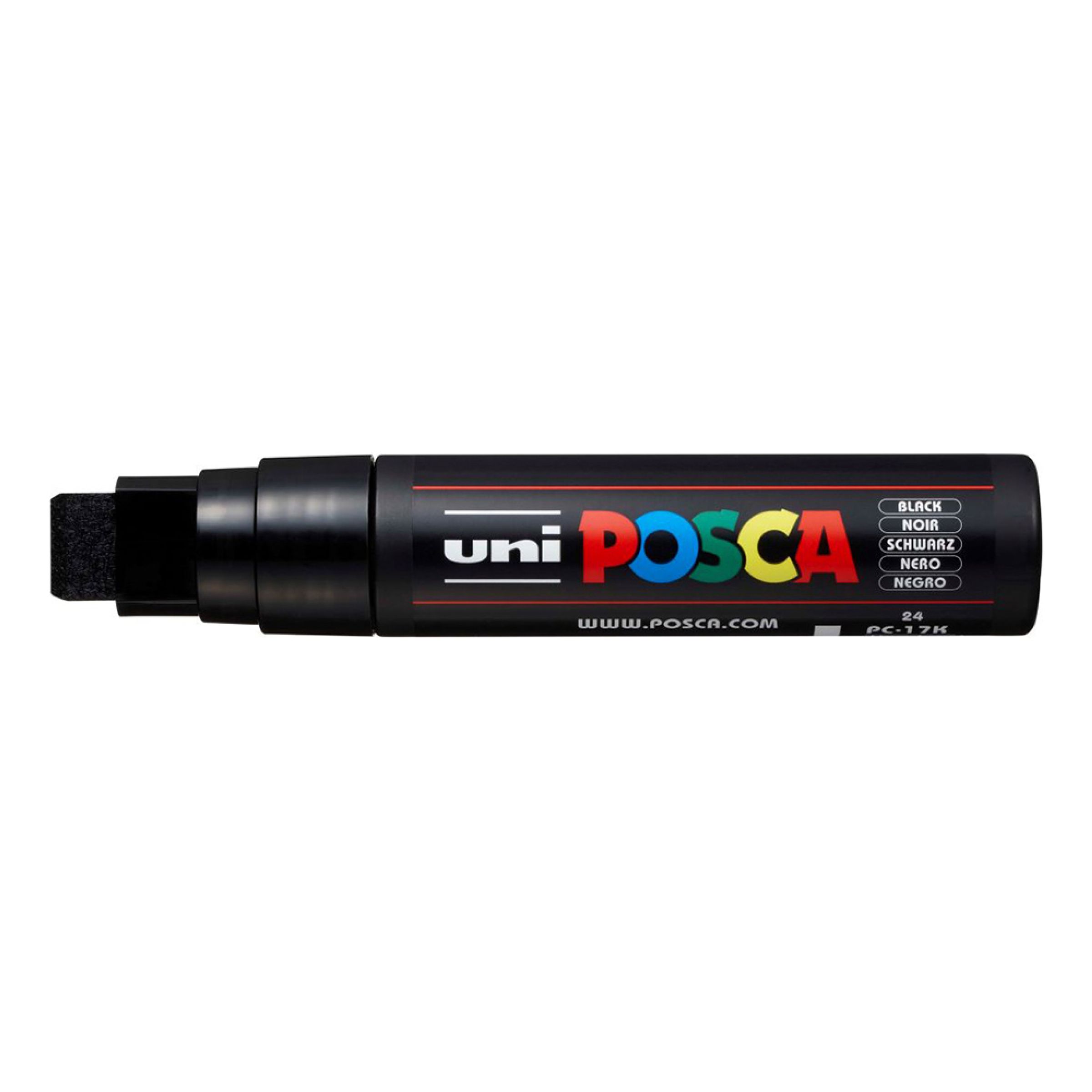 Posca PC-17K Tuschpenna 15 mm - Svart | Hem - Roliga Prylar - Spel & Lek - Måla & Rita | Maskeradspecialisten