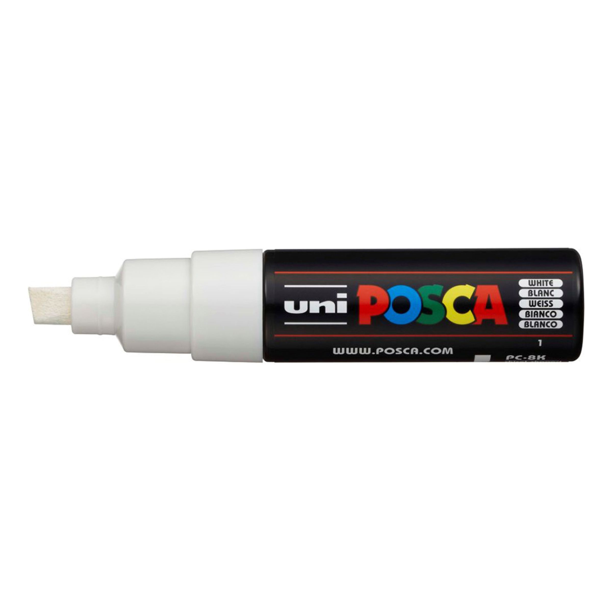 Posca PC-17K Tuschpenna 8 mm - Vit | Hem - Roliga Prylar - Spel & Lek - Måla & Rita | Pryloteket