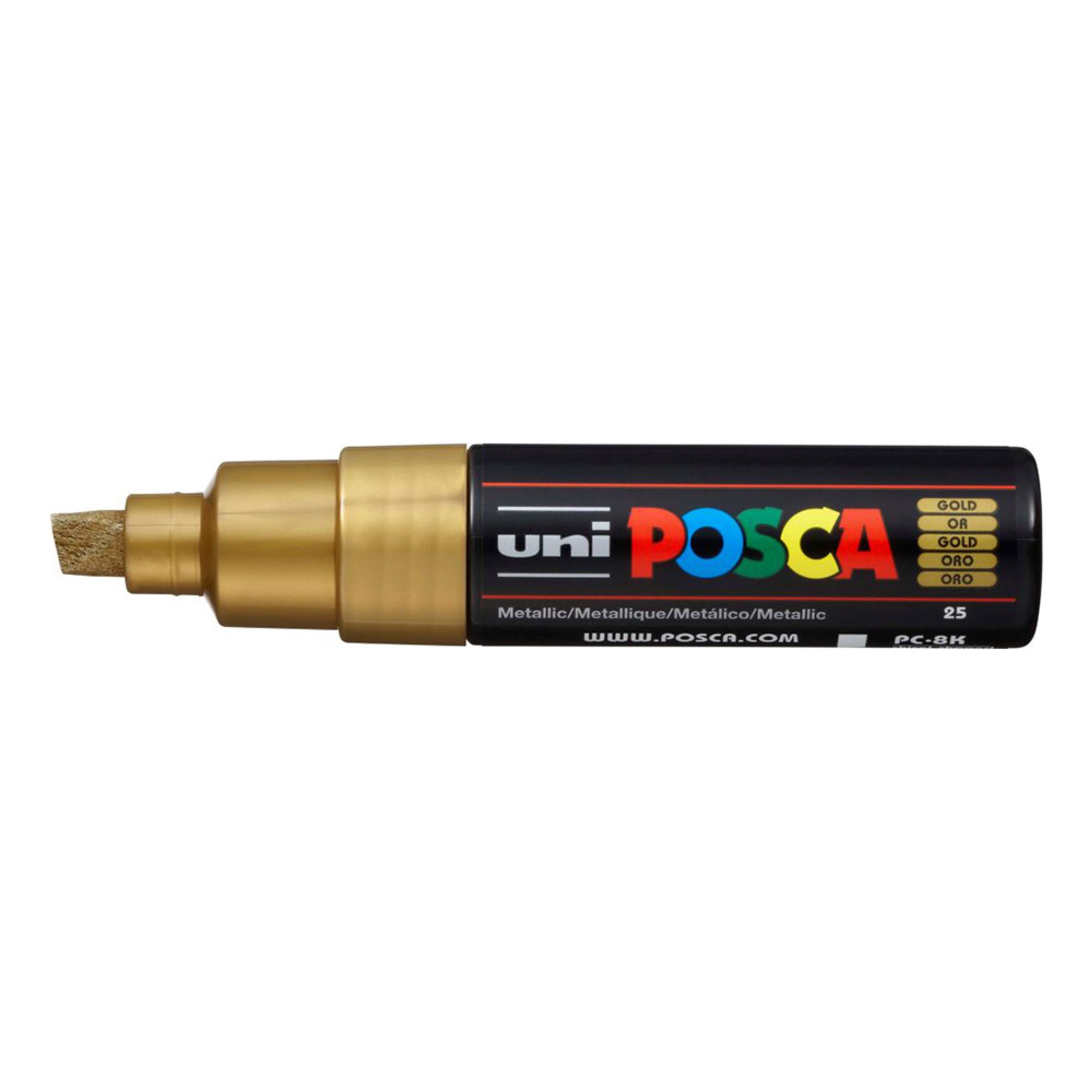 Posca PC-17K Tuschpenna 8 mm - Guld | Hem - Roliga Prylar - Spel & Lek - Måla & Rita | Maskeradspecialisten
