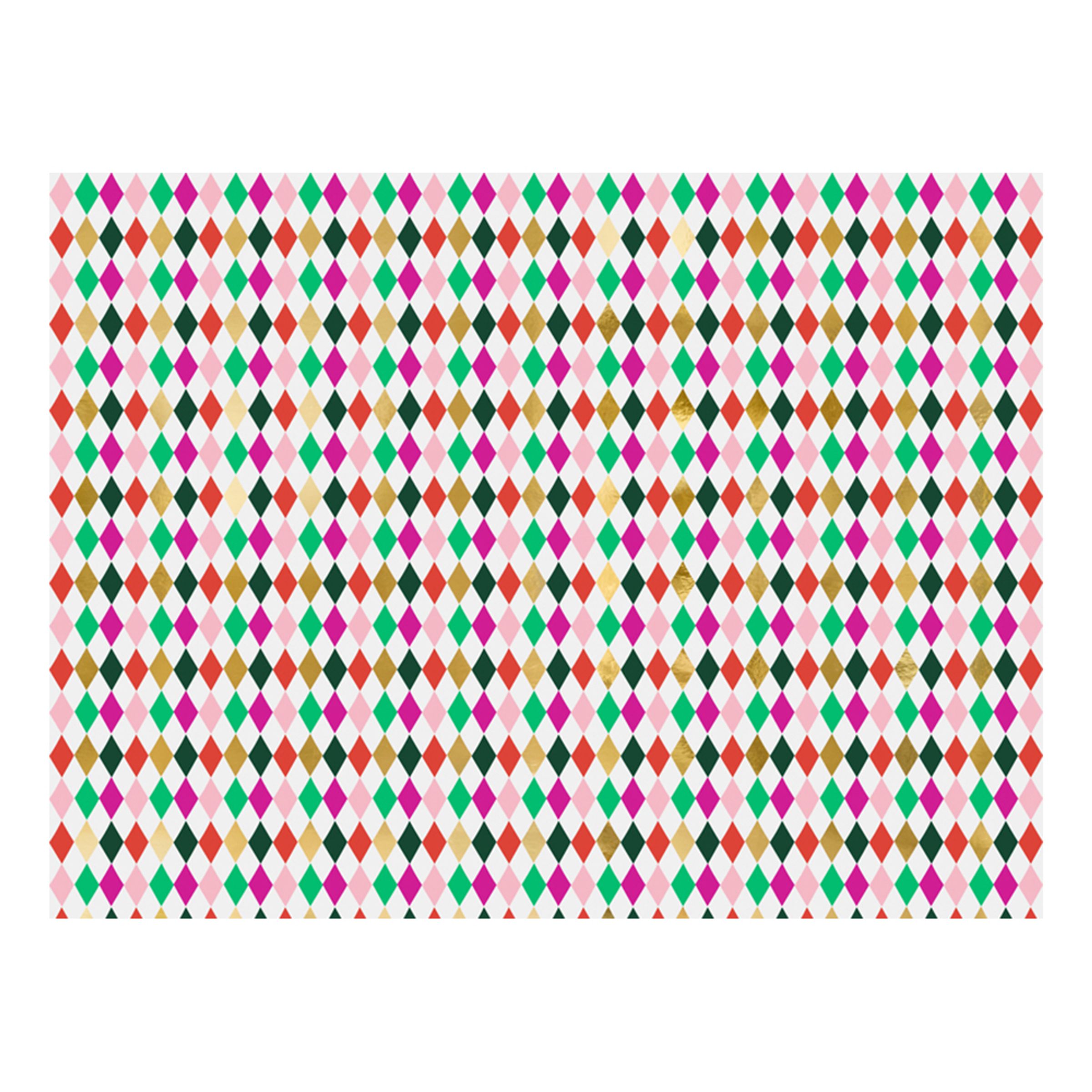 Presentpapper Rhombuses | Hem - Festartiklar - Presentinslagning | Maskeradspecialisten