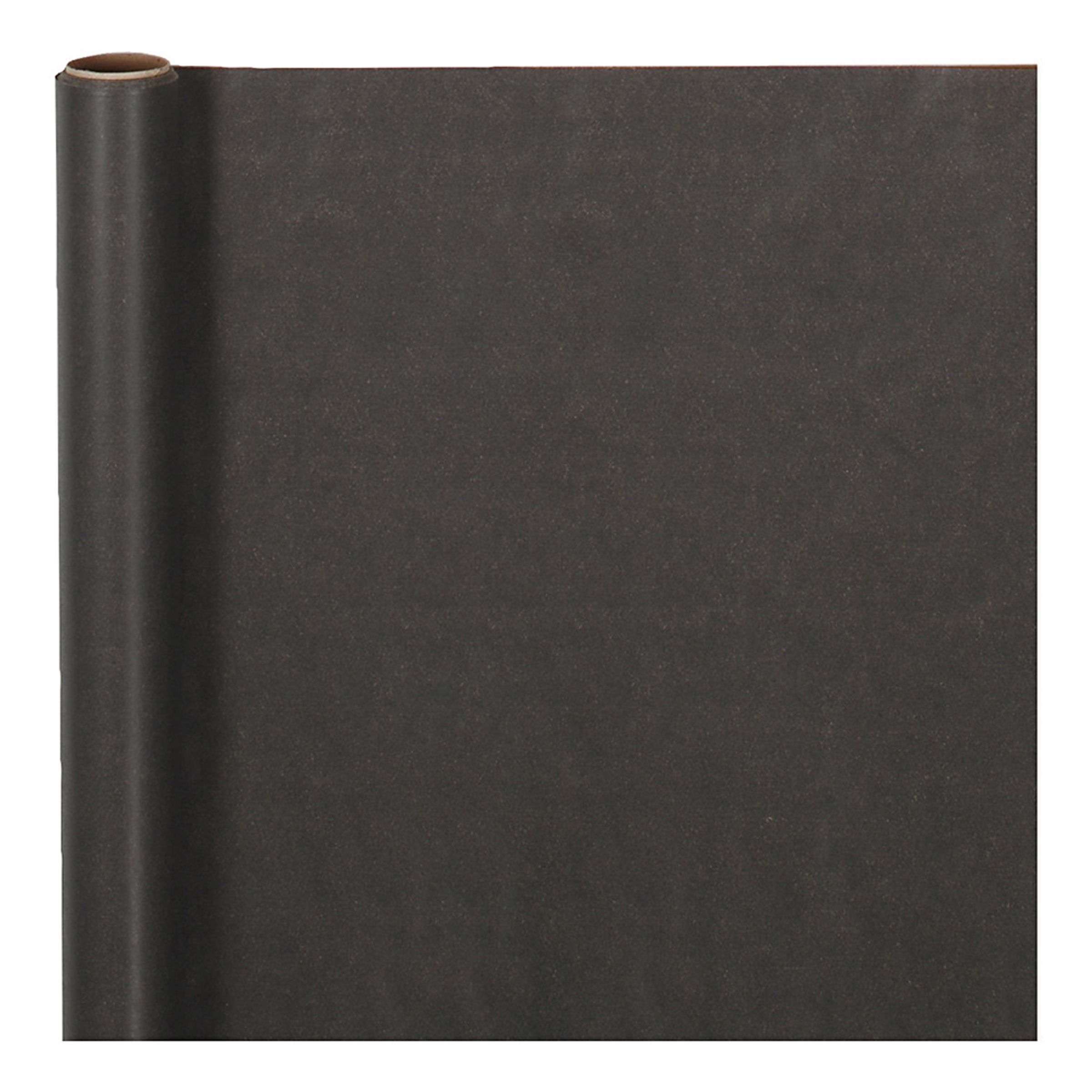 Gavepapir - Sort Ensfarvet - B 50 Cm - 60 G - 5 M