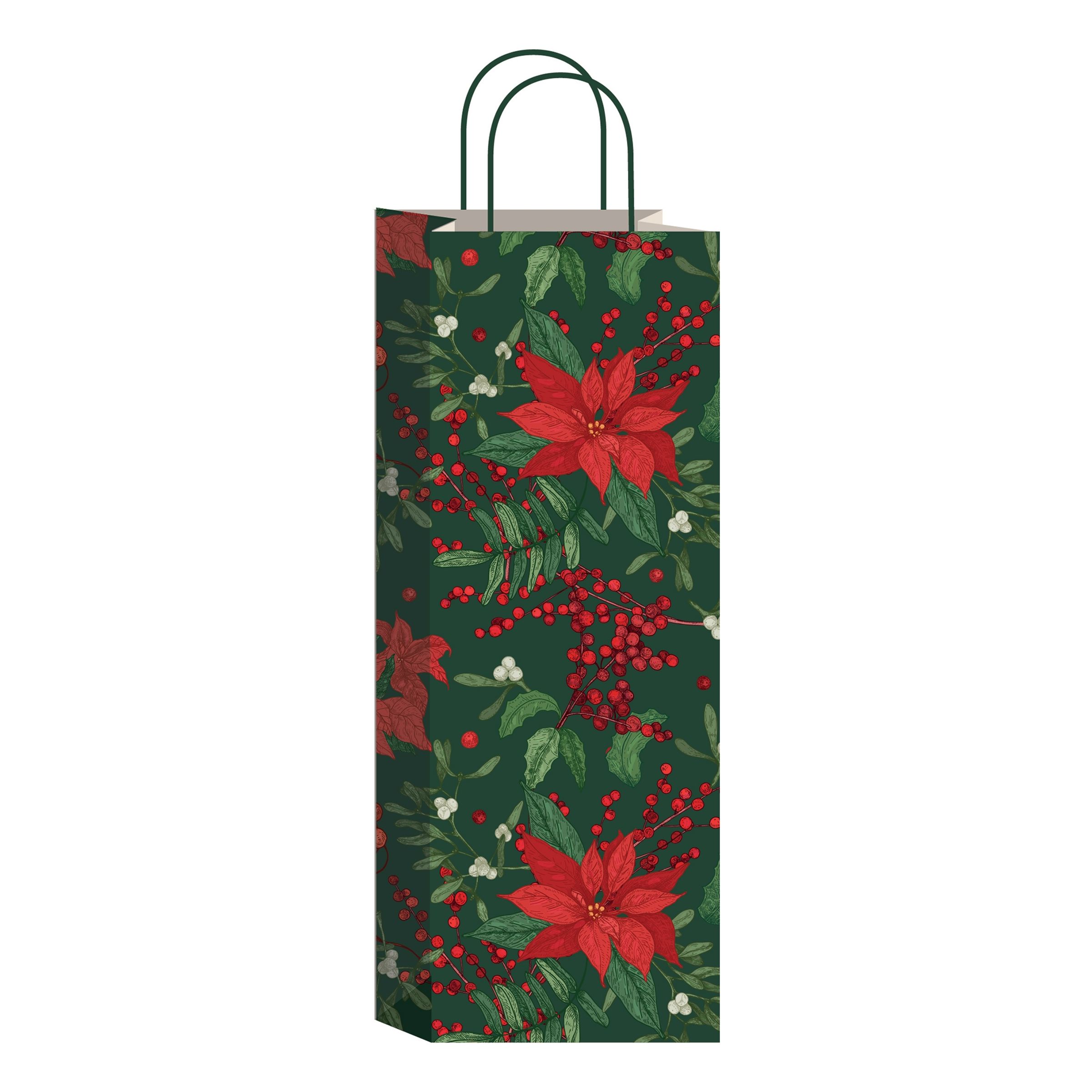 Gavepose Flaske Juleblomst