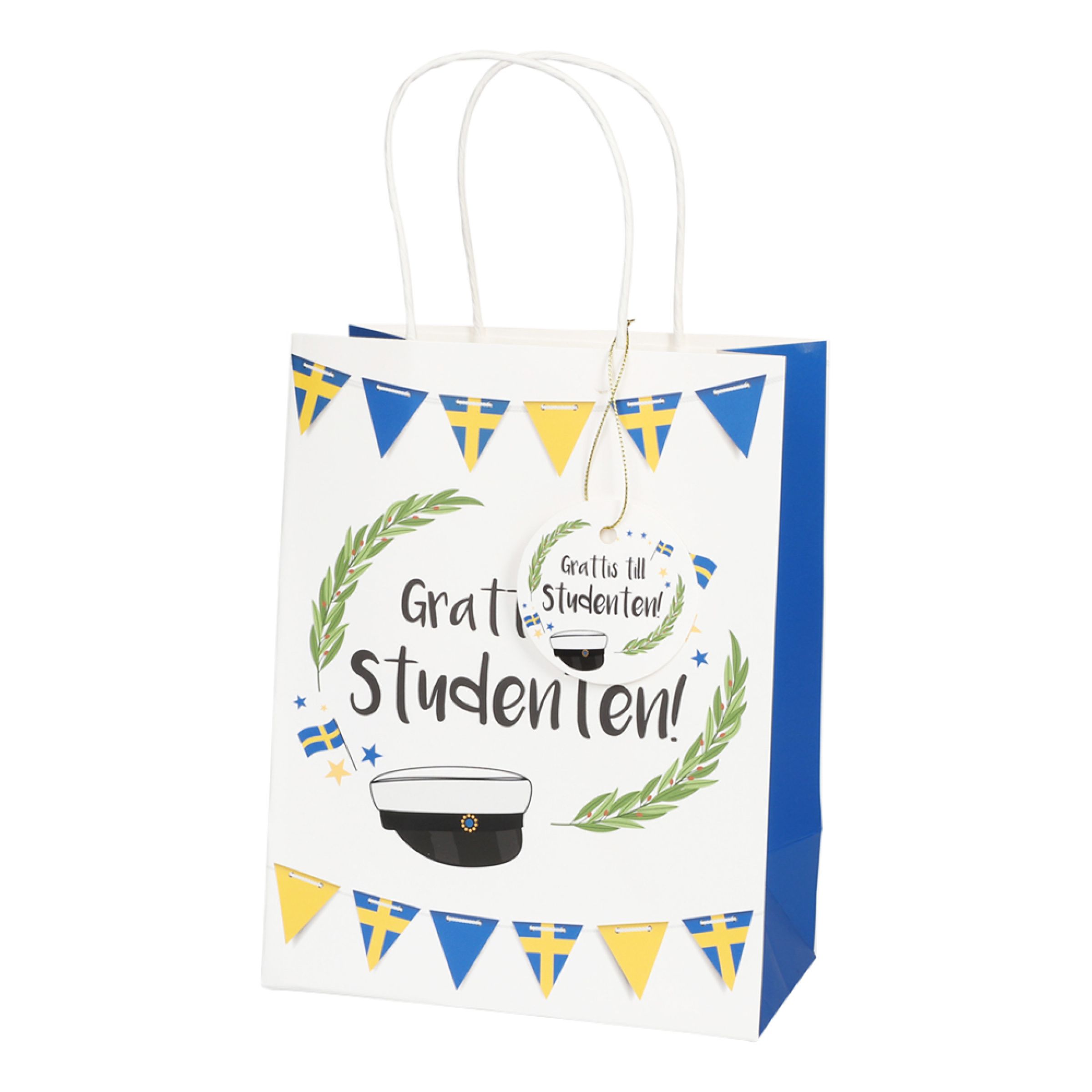 Presentpåse Grattis till Studenten | Hem - Festartiklar - Presentinslagning | Pryloteket