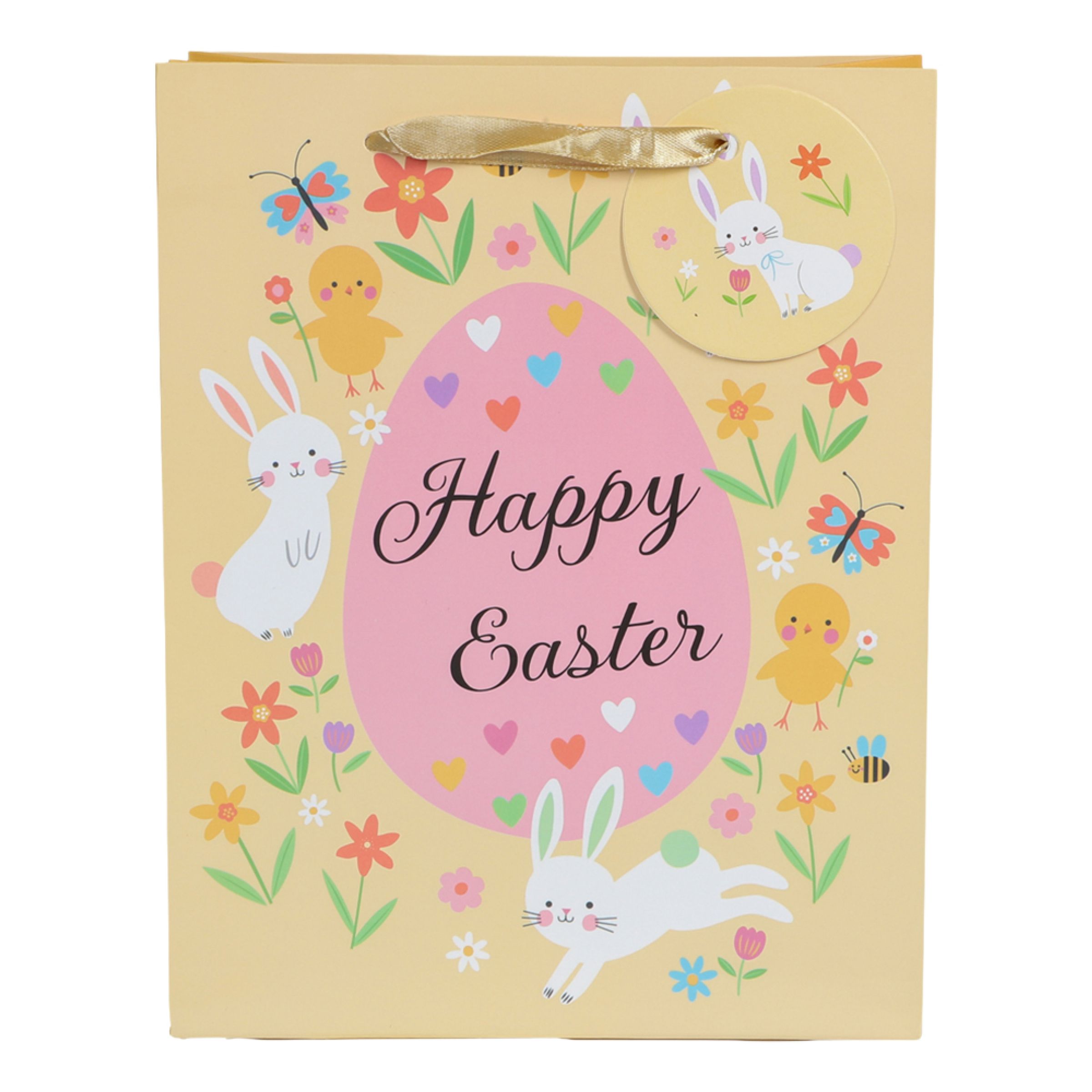 Gavepose Påskemotiv Happy Easter