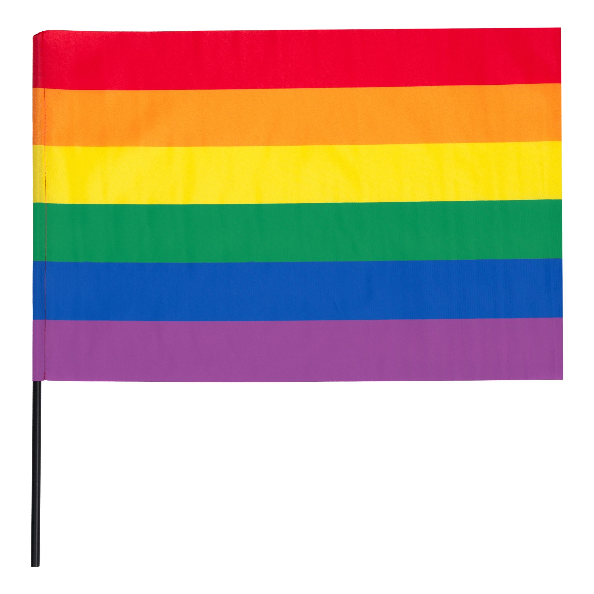 Pride Facadeflag med Stang