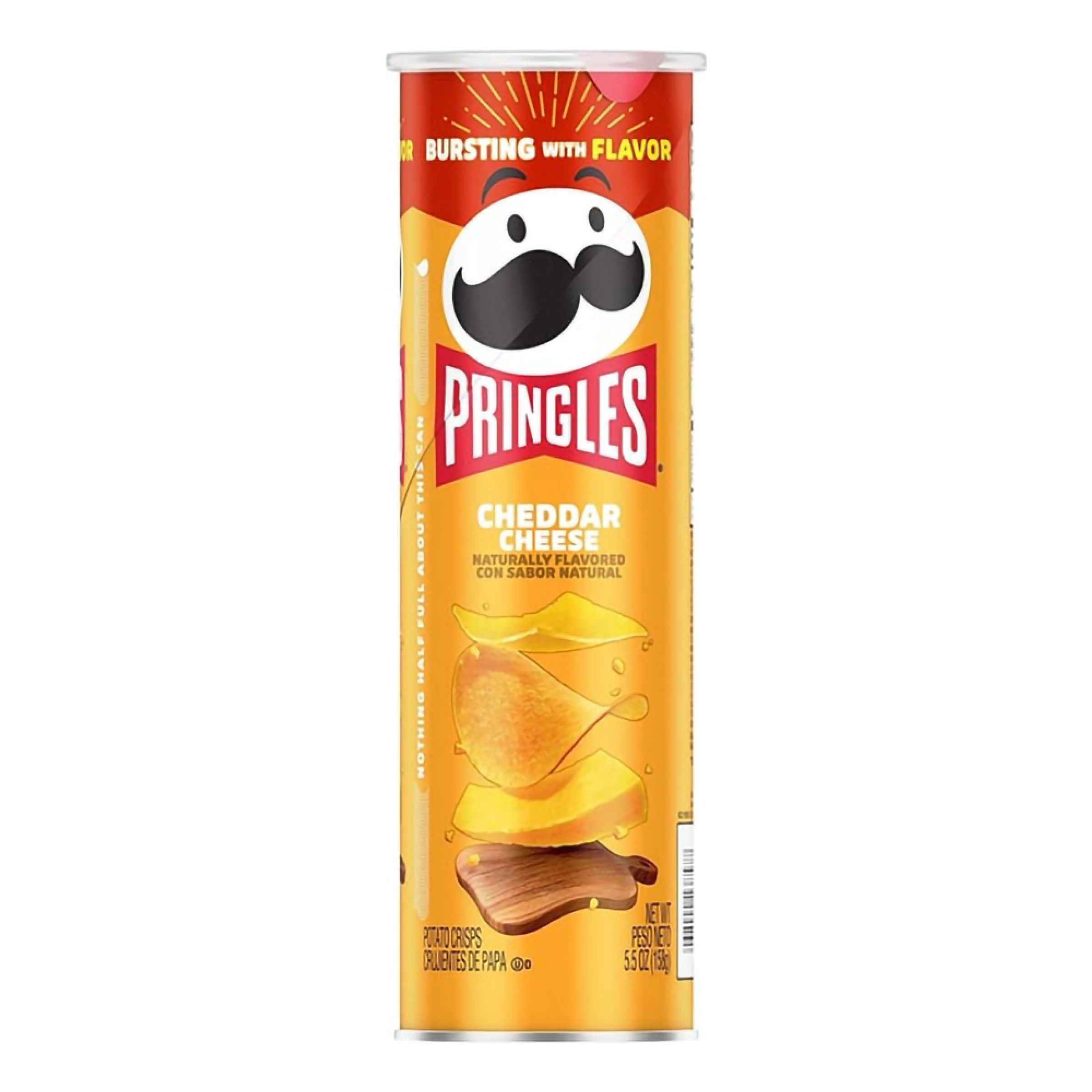 Pringles Cheddar Cheese - 158 g | Hem - Godis & Läsk - Snacks - Chips | Maskeradspecialisten