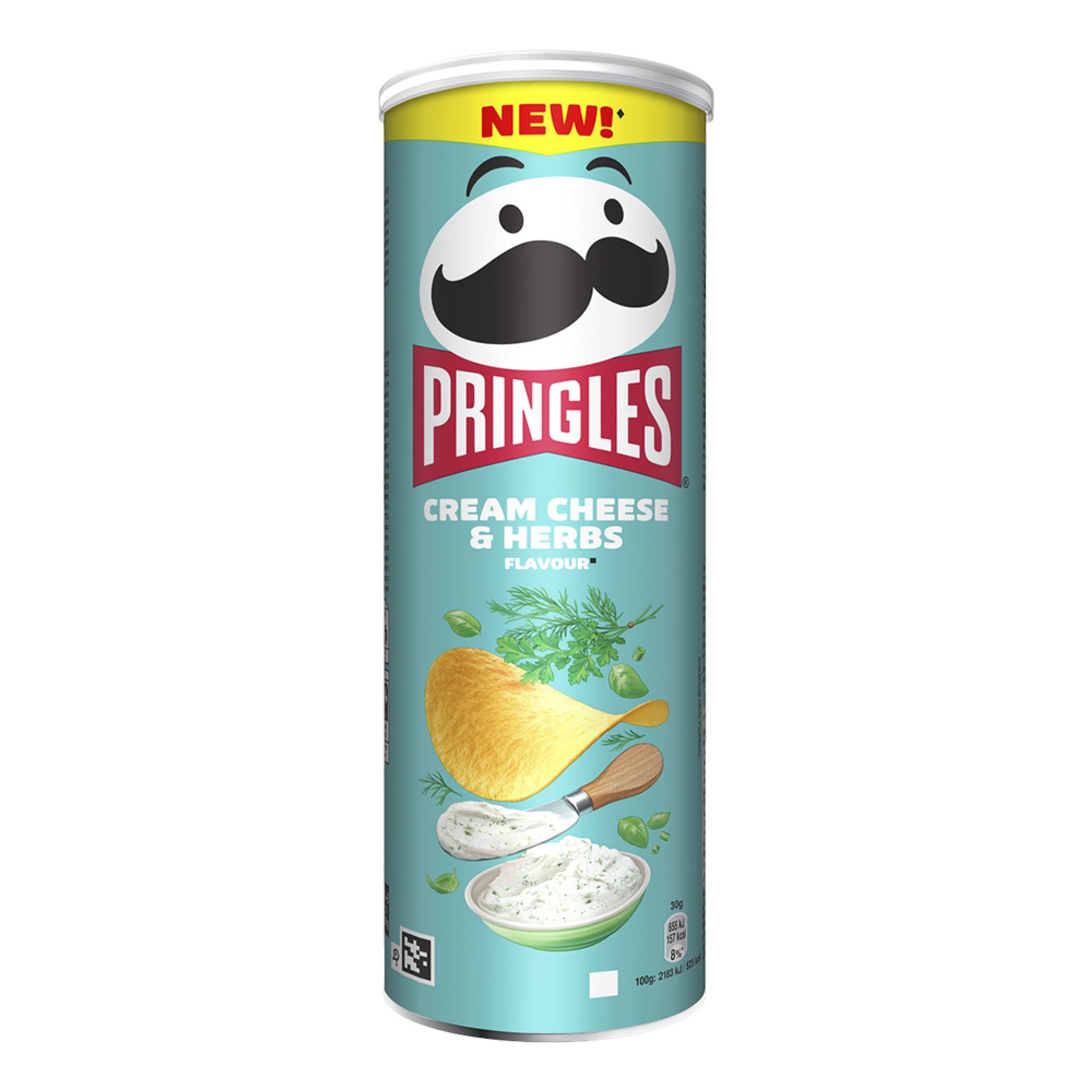 Pringles Cream Cheese & Herbs - 165 g | Hem - Godis & Läsk - Snacks - Chips | Maskeradspecialisten
