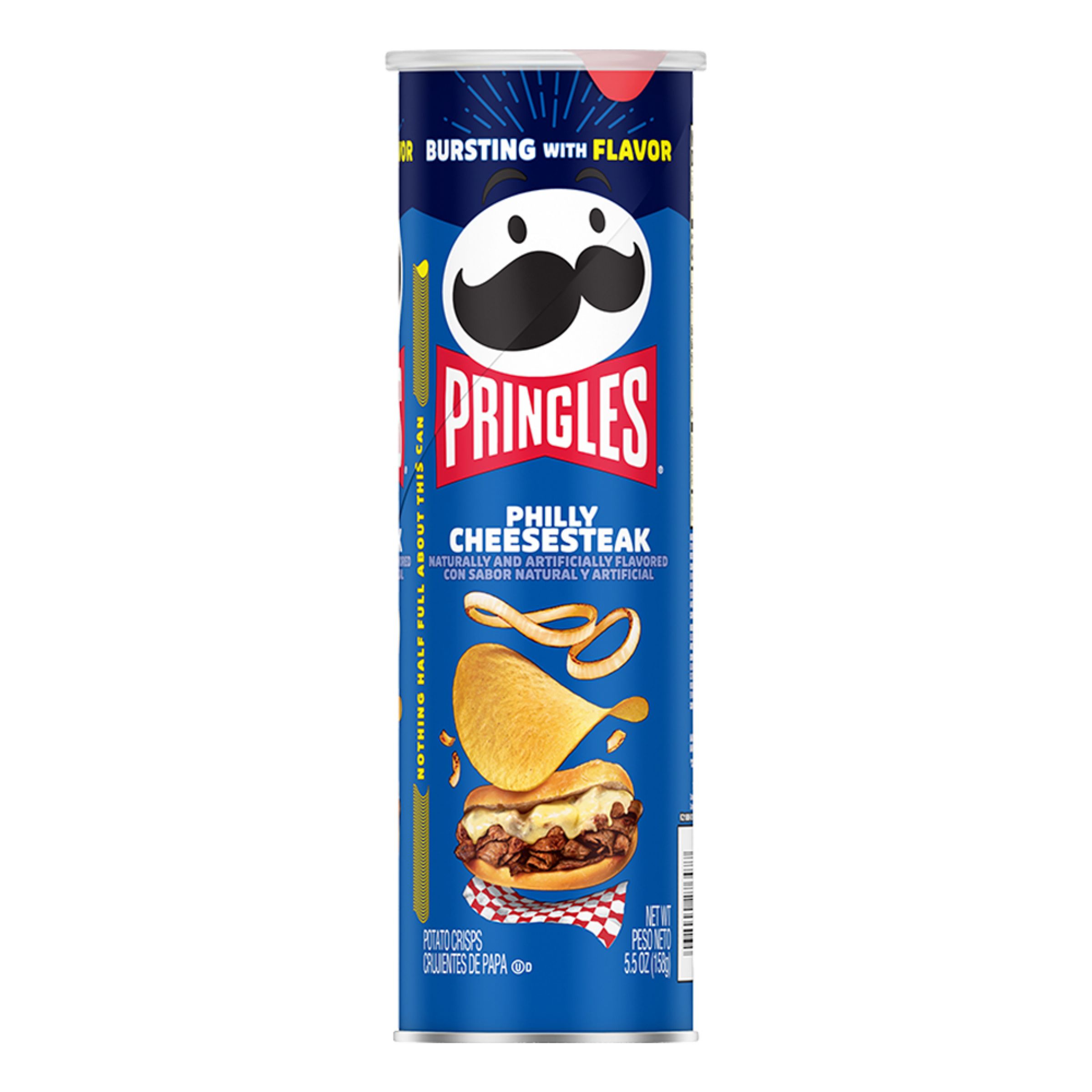 Pringles Philly Cheesesteak - 158 g | Hem - Godis & Läsk - Snacks | Maskeradspecialisten