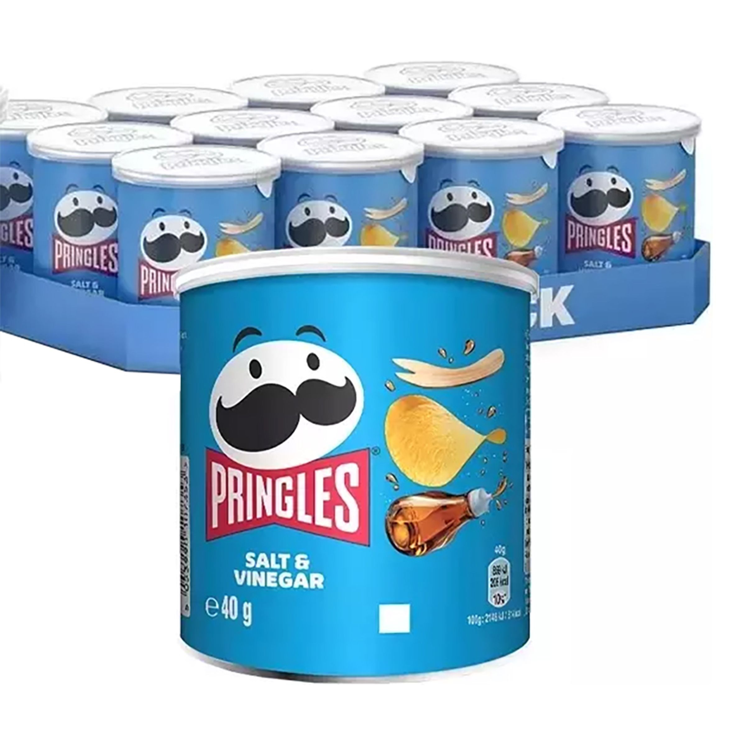 Pringles Salt & Vinegar Mini Storpak - 12 x 40 g