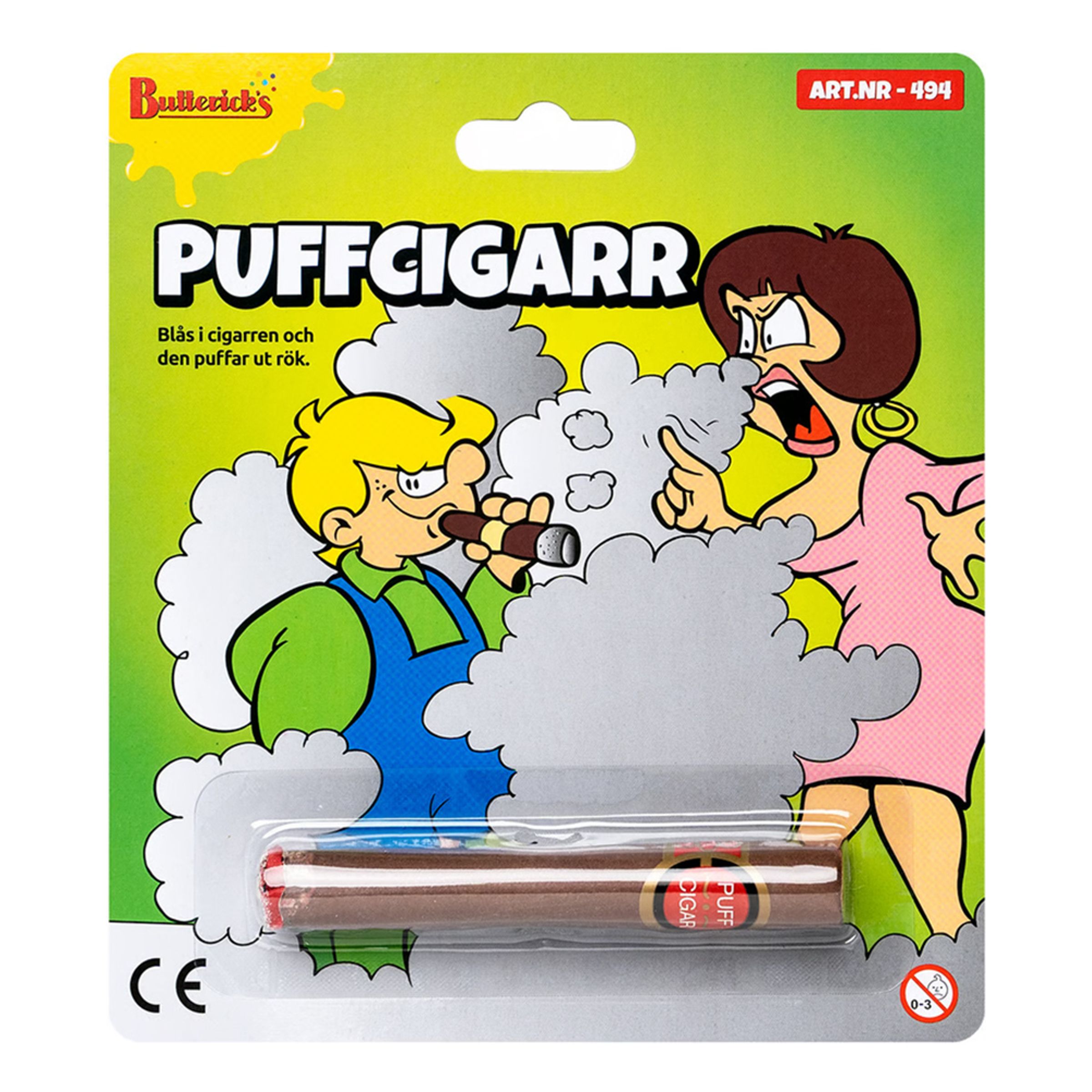 Puffcigarr Skämtartikel | Hem - Maskerad - Tillbehör - Maskeradaccessoarer | Maskeradspecialisten