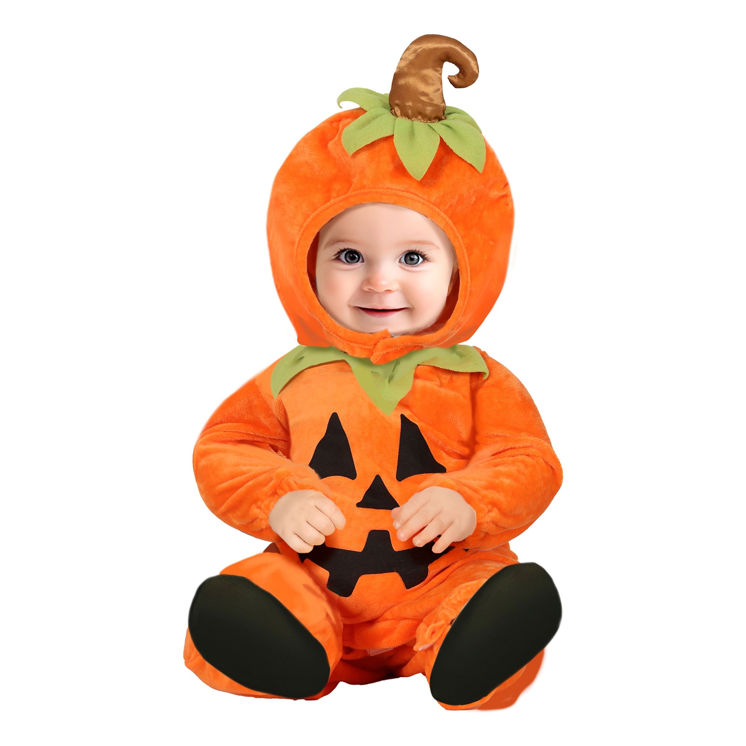 Græskar Babykostume - 12-18 måneder
