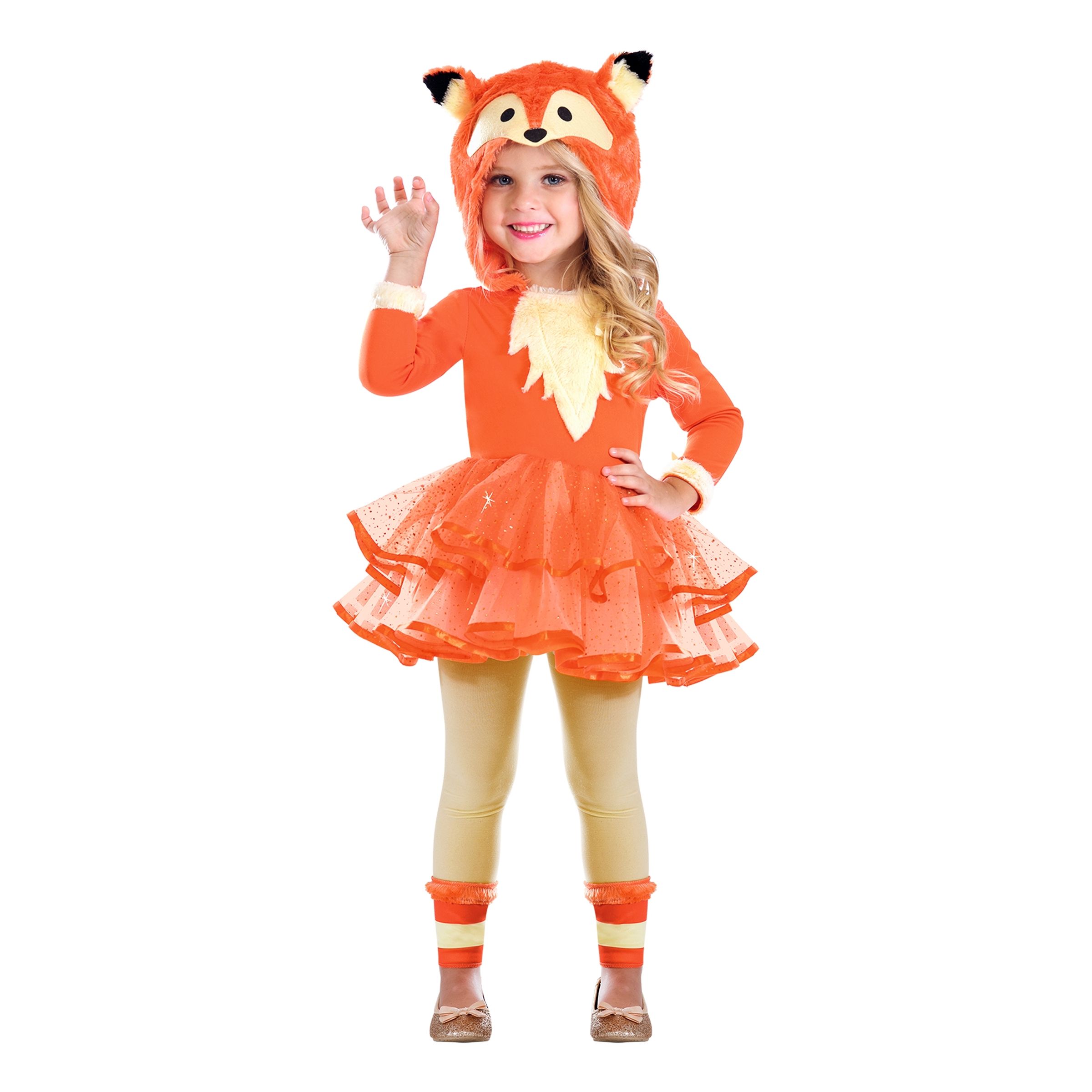 Ræv Kjole Børnekostume - X-Small