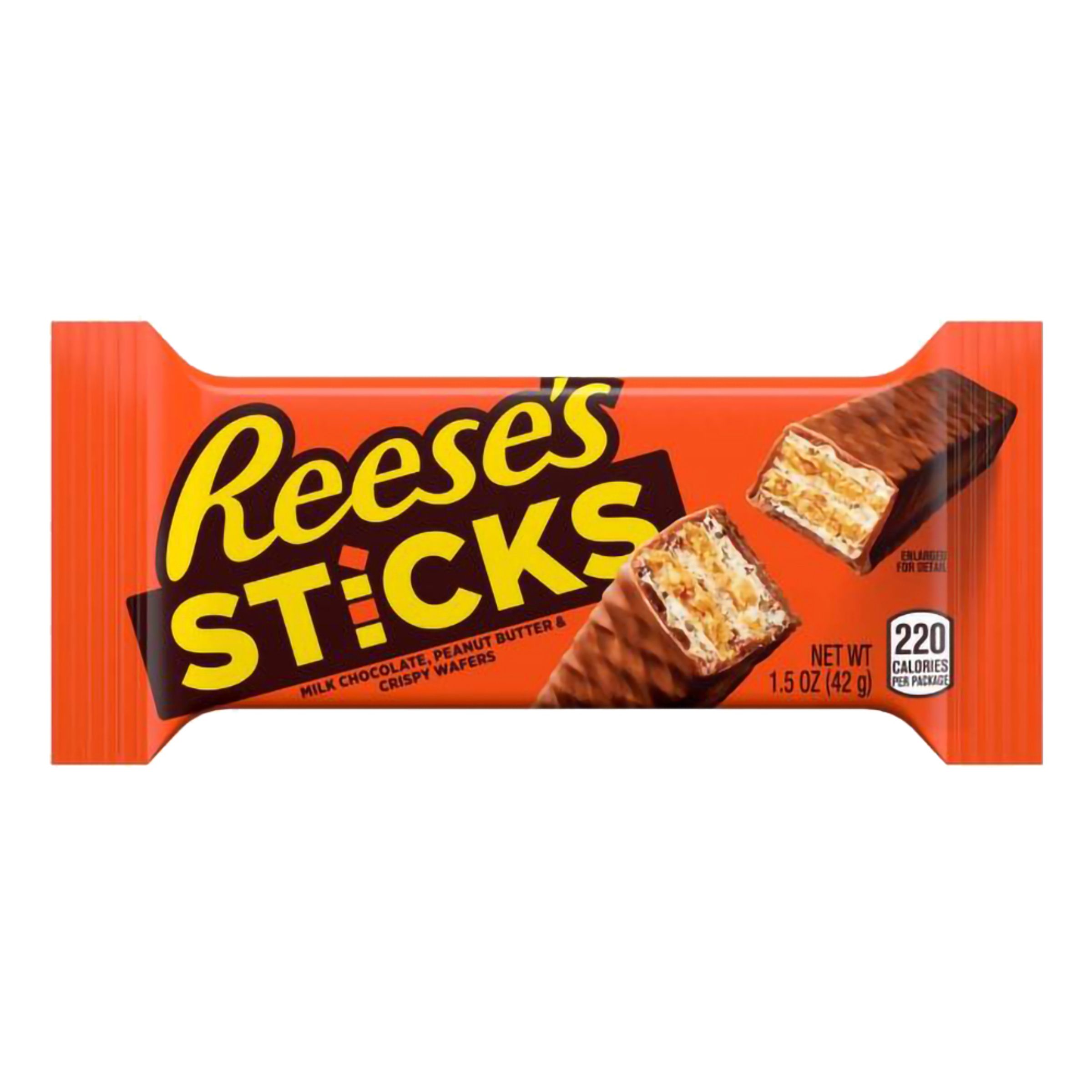 Reeses Sticks - 42 g | Hem - Godis & Läsk - Godis - Amerikanskt Godis | Maskeradspecialisten