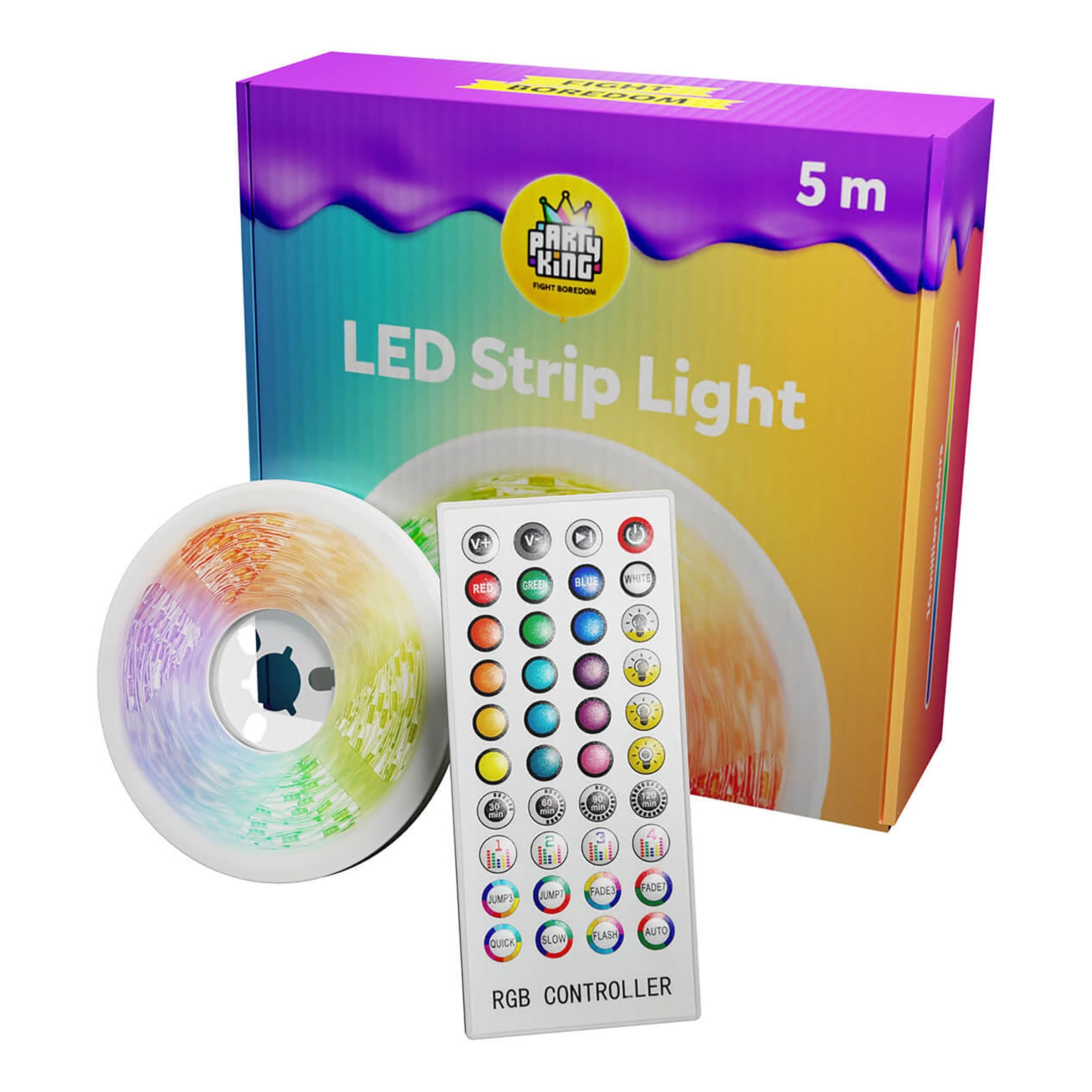 RGB LED-Lyskæde - 5 m
