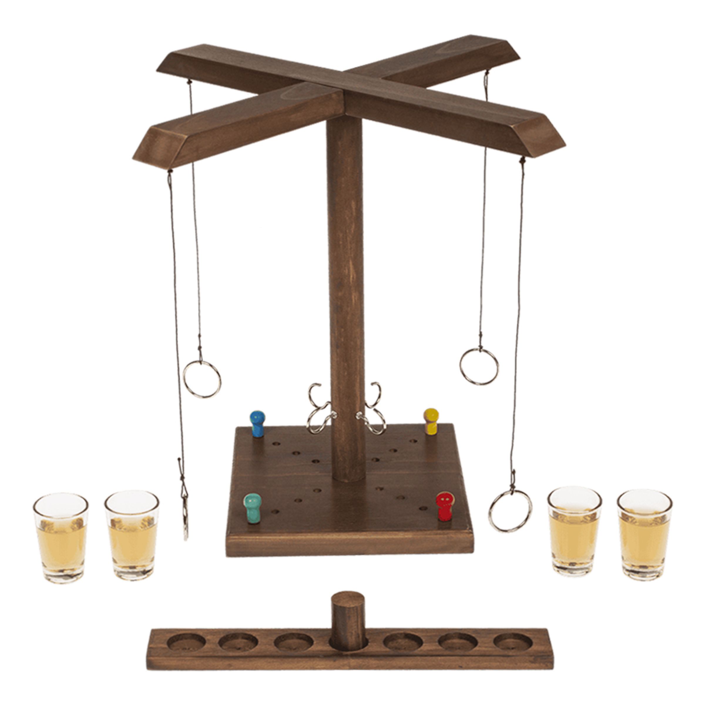Ring Toss Shotspil i Træ