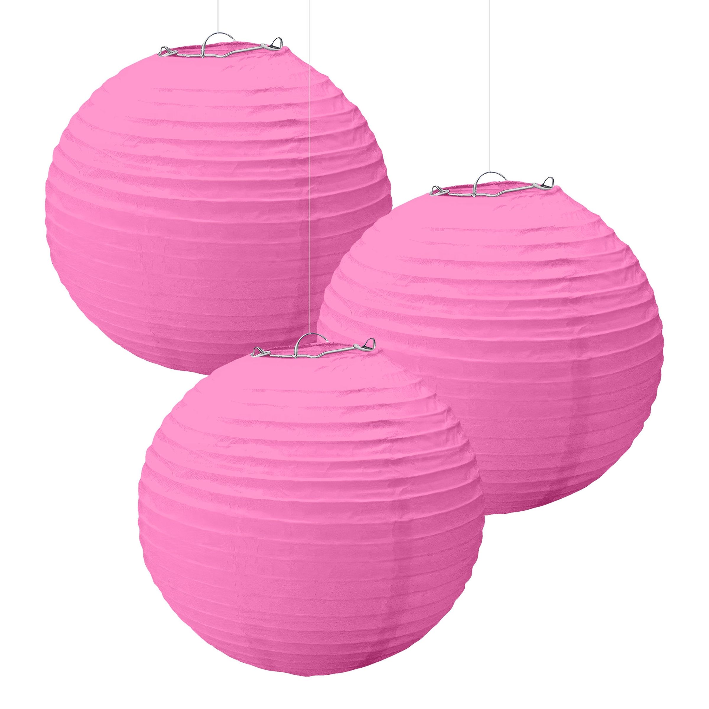 Rislamper Neonlyserød - 3-pak