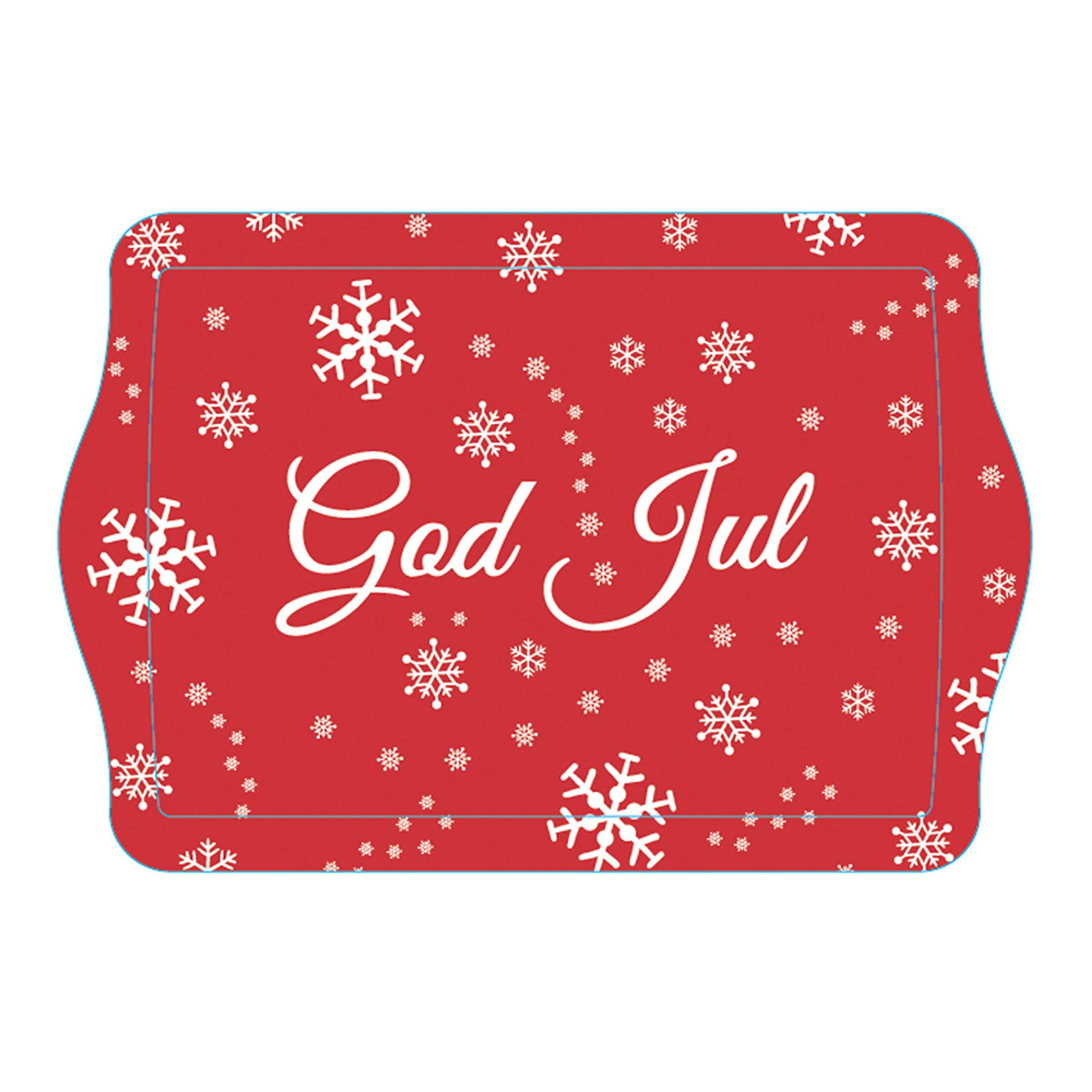 Rød Bakke God Jul - Lille