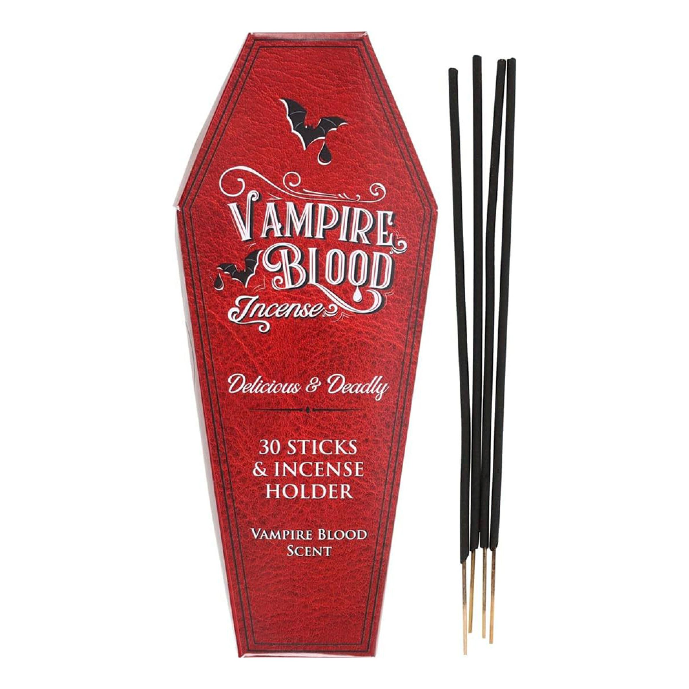 Rökelse med Hållare Vampire Blood | Hem - Teman - Högtider - Halloween - Halloweendekorationer | Pryloteket