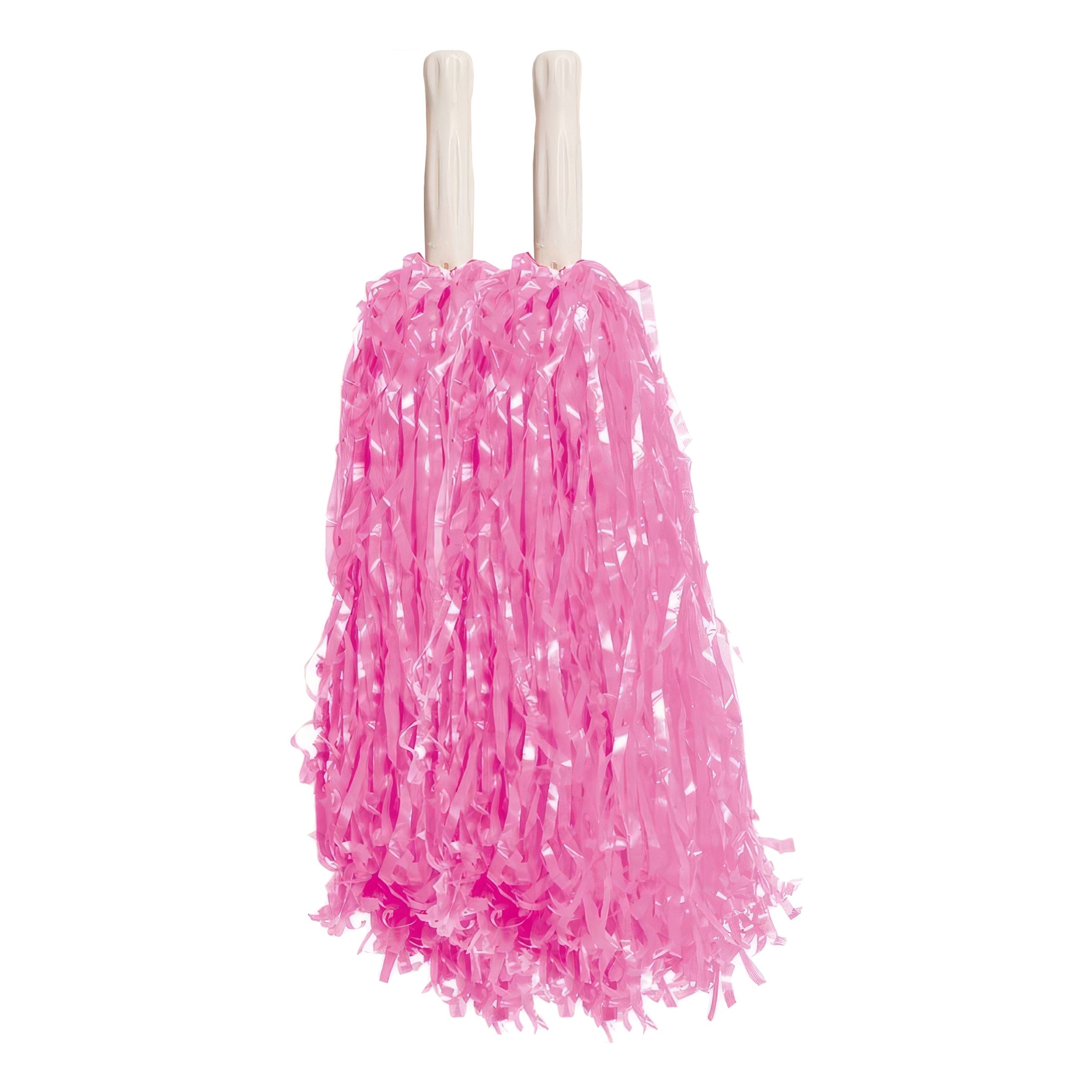 Pom Poms Rosa - 2-pack | Hem - Maskerad - Tillbehör - Maskeradaccessoarer | Maskeradspecialisten