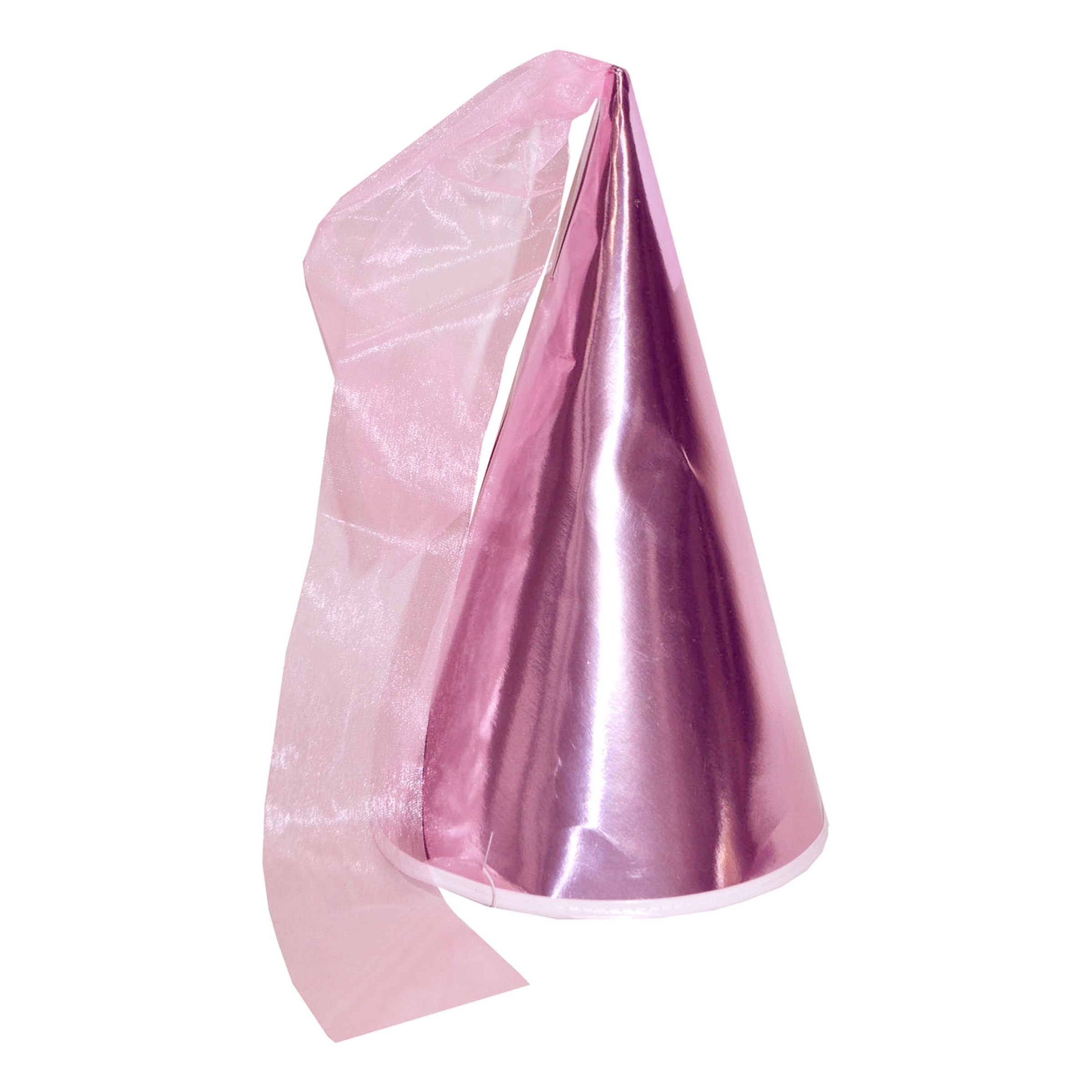 Lyserød Prinsessehat - One size