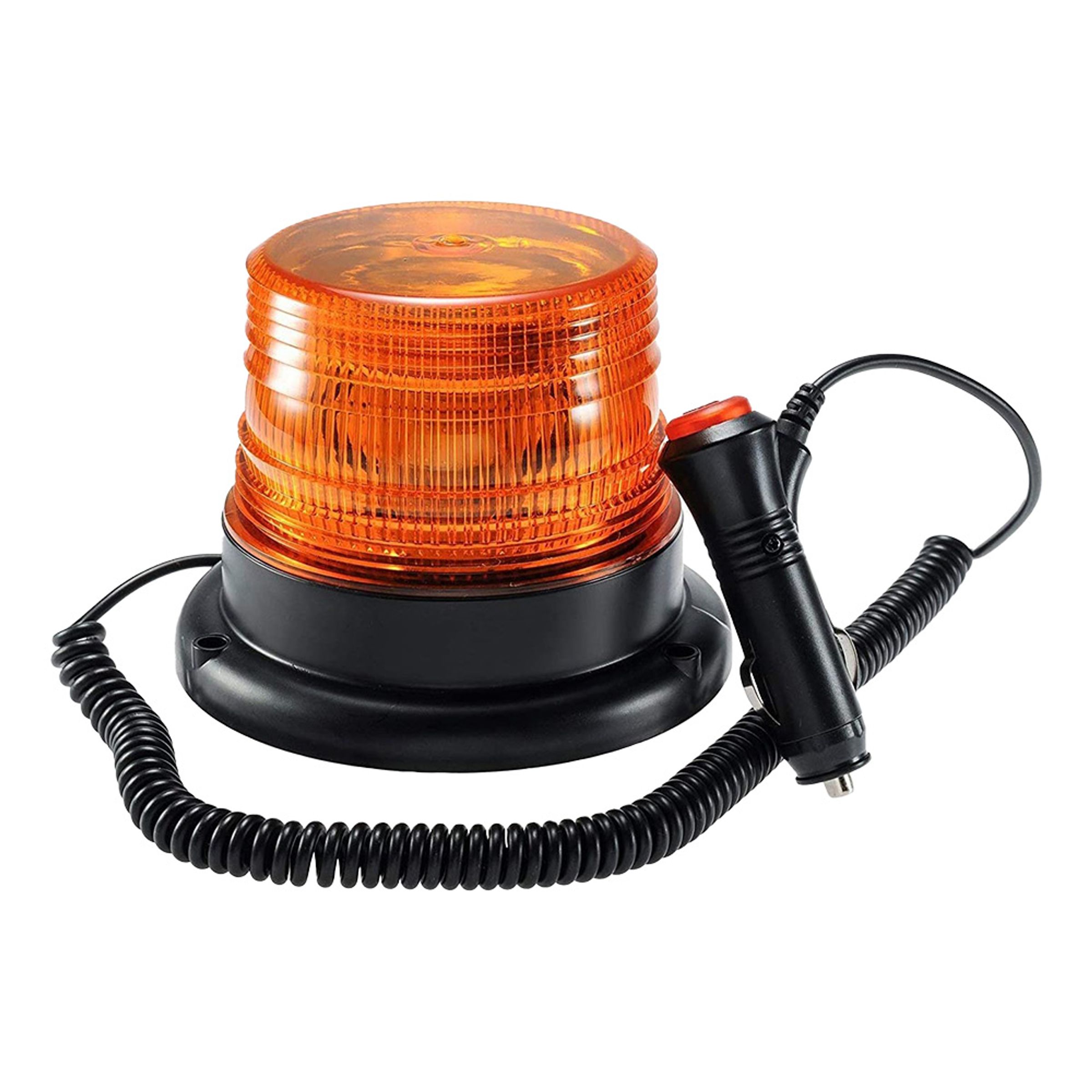 Roterande Lampa LED - Orange | Hem - Roliga Prylar - Hem & Hushåll - Lampor & Belysning | Maskeradspecialisten