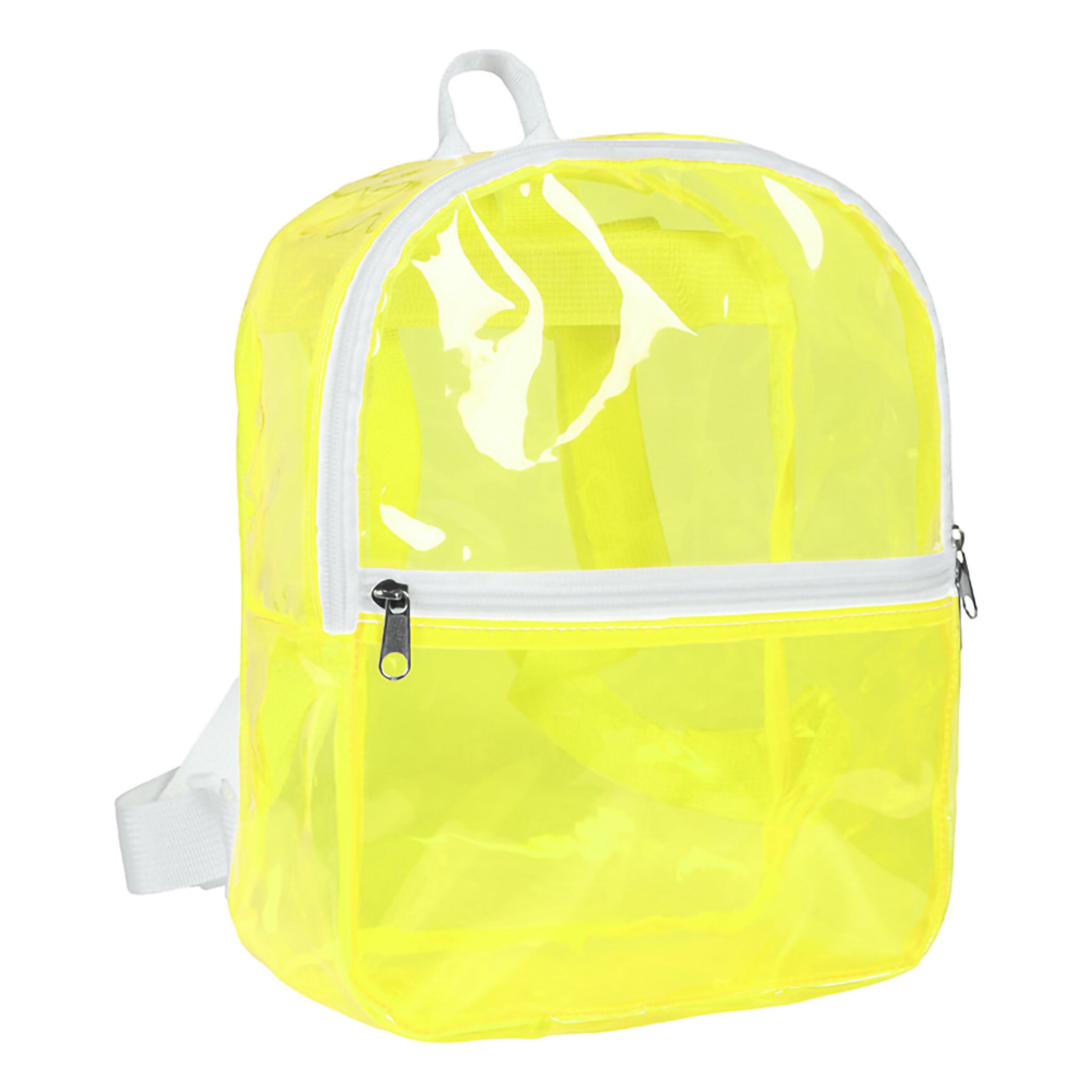Rygsæk Transparent Neongul