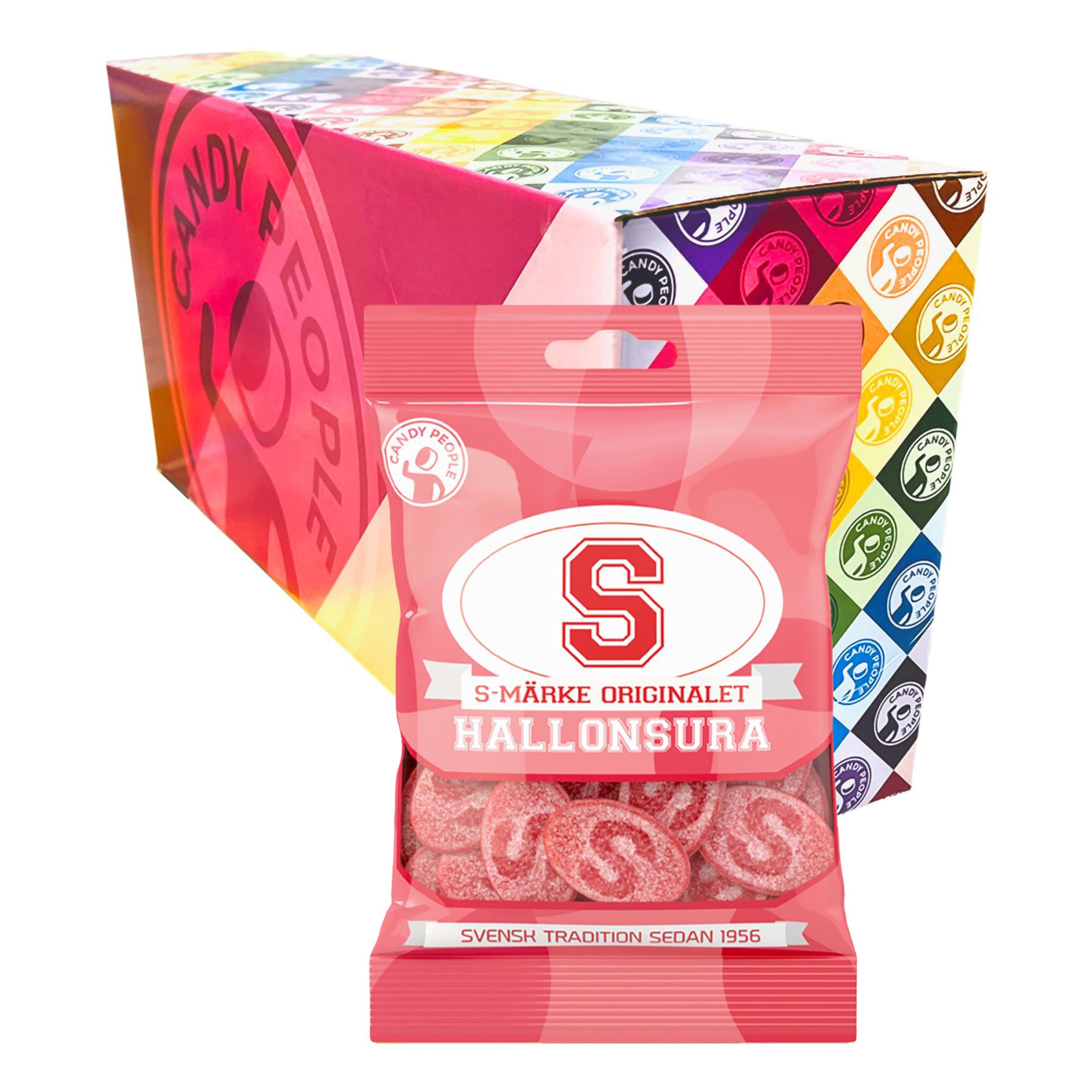 S-Märker Hindbærsure Storpak - 18 x 80 g