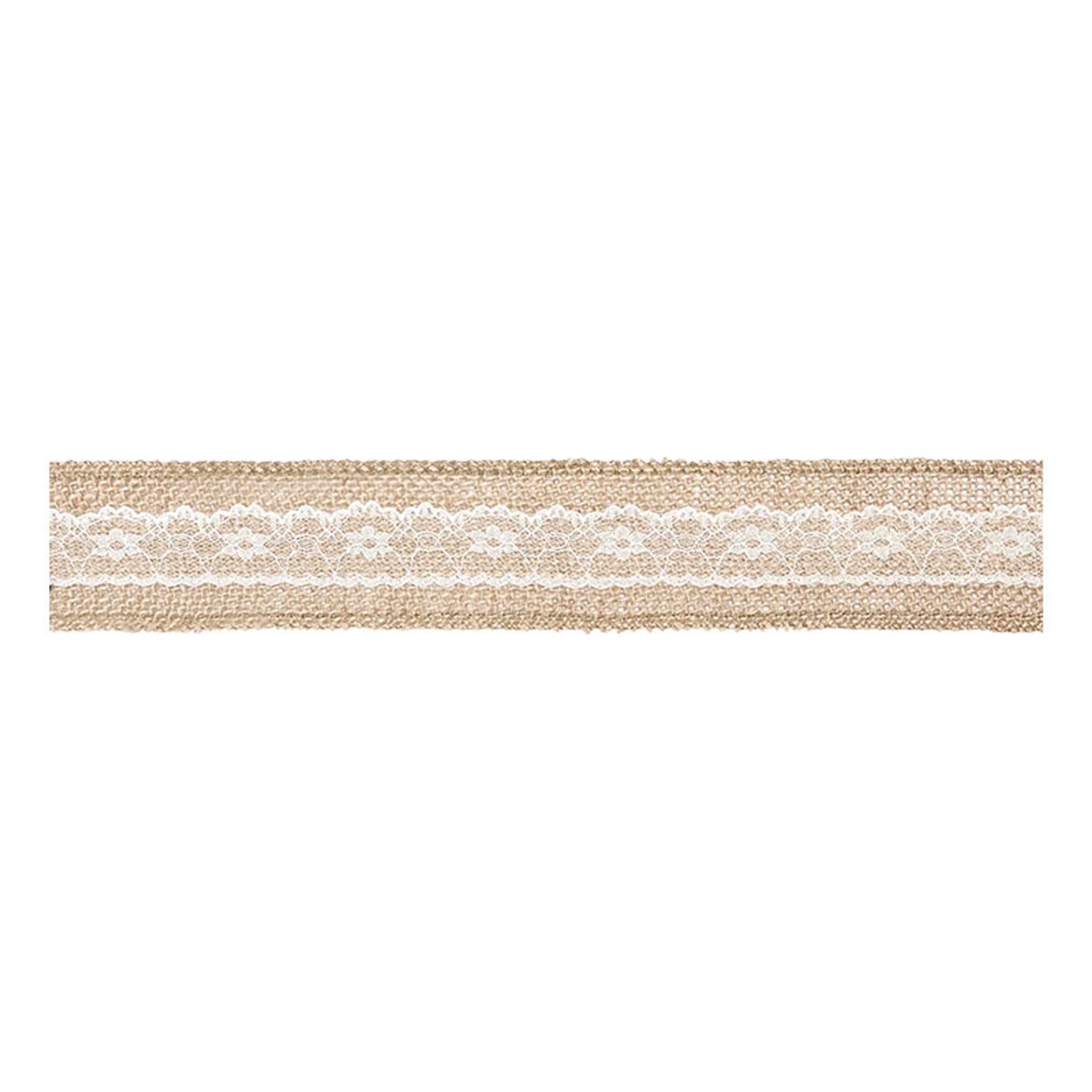 Säckväv med Spets på Rulle | Hem - Teman - Färger - Beige | Pryloteket