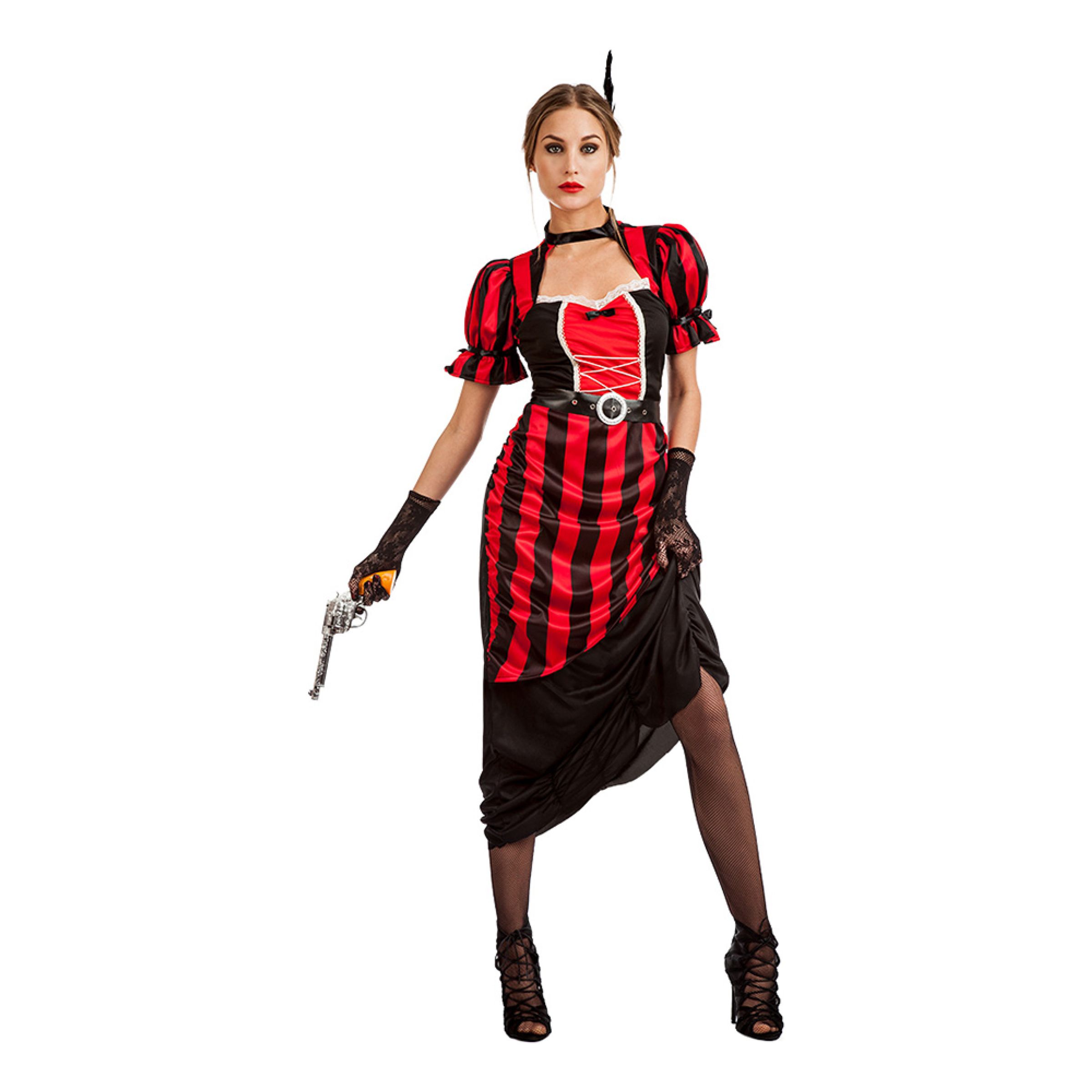 Saloon Girl Kostume - Small
