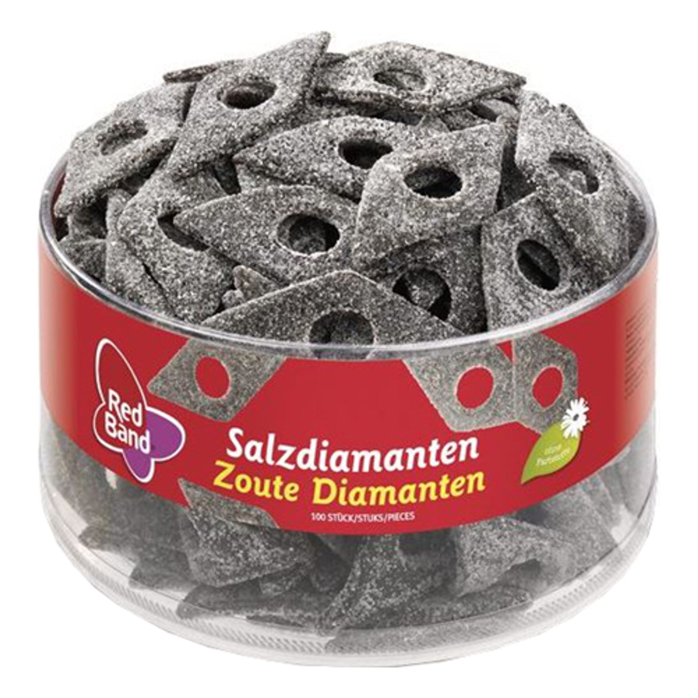 Red Band Salta Diamanter Storpack - 1,18 kg | Hem - Godis & Läsk - Godis - Lakrits | Maskeradspecialisten