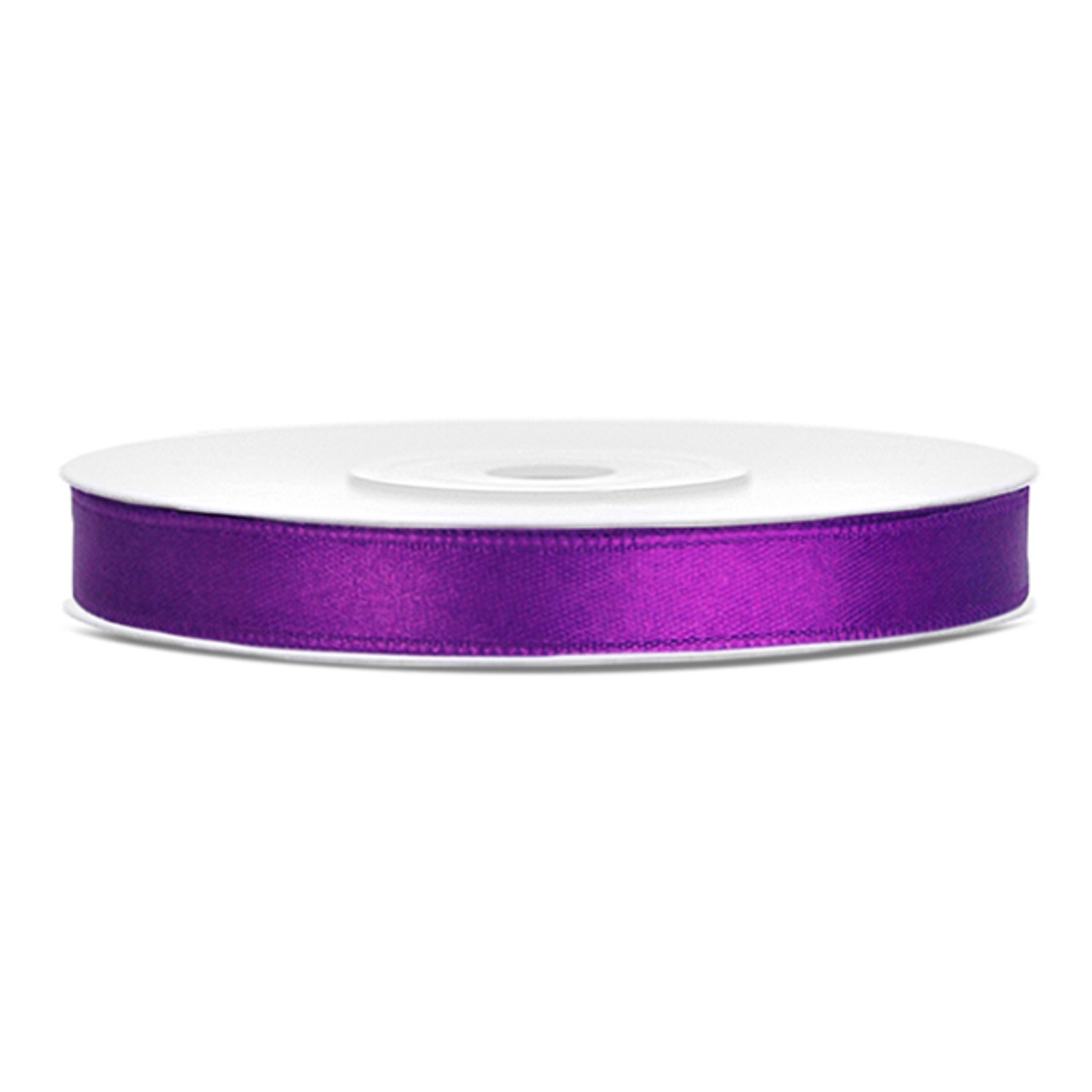 Satinband Lila - 6 mm x 25 m | Hem - Teman - Färger - Lila | Maskeradspecialisten