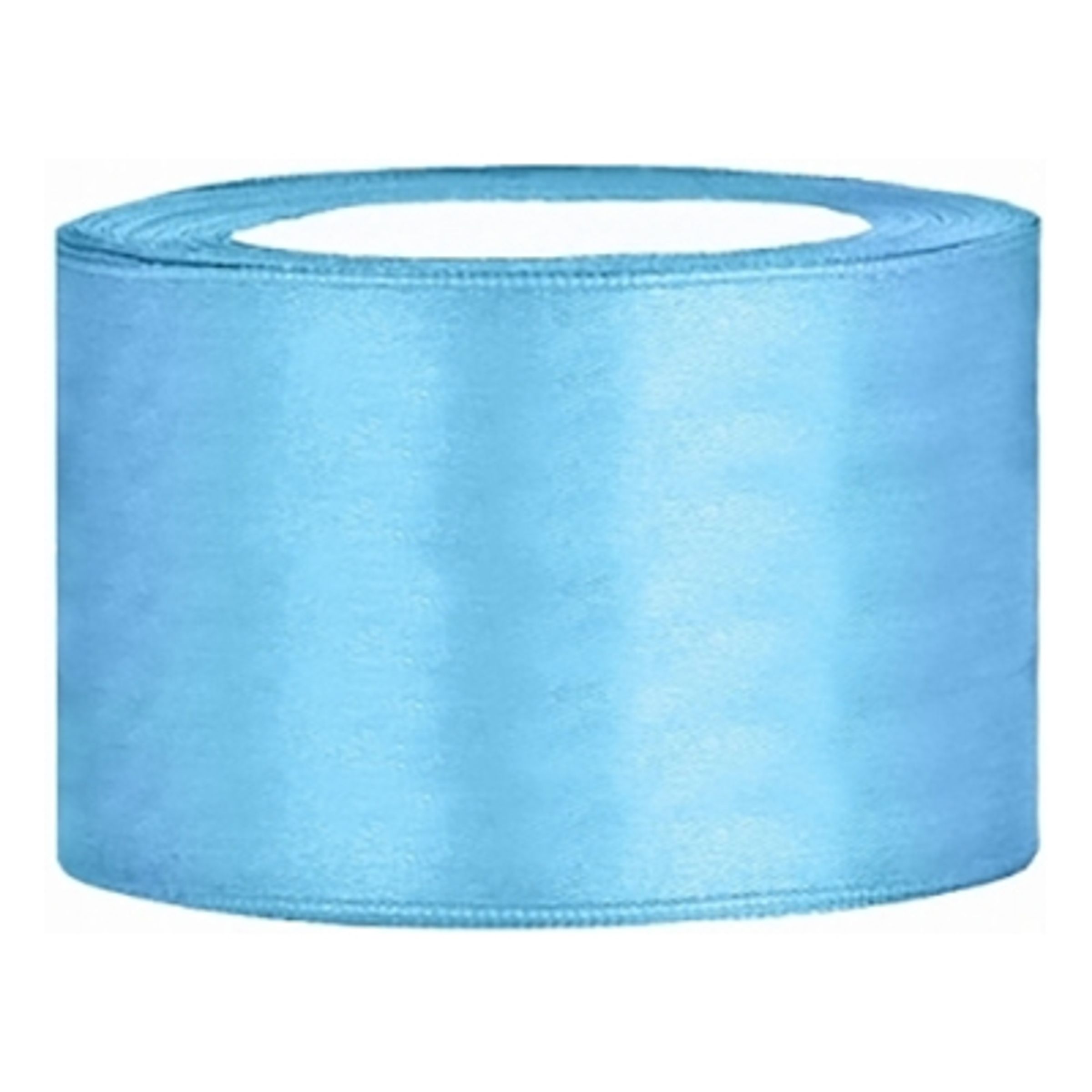 Satinband Ljusblå - 38 mm x 25 m | Hem - Teman - Färger - Blå | Pryloteket