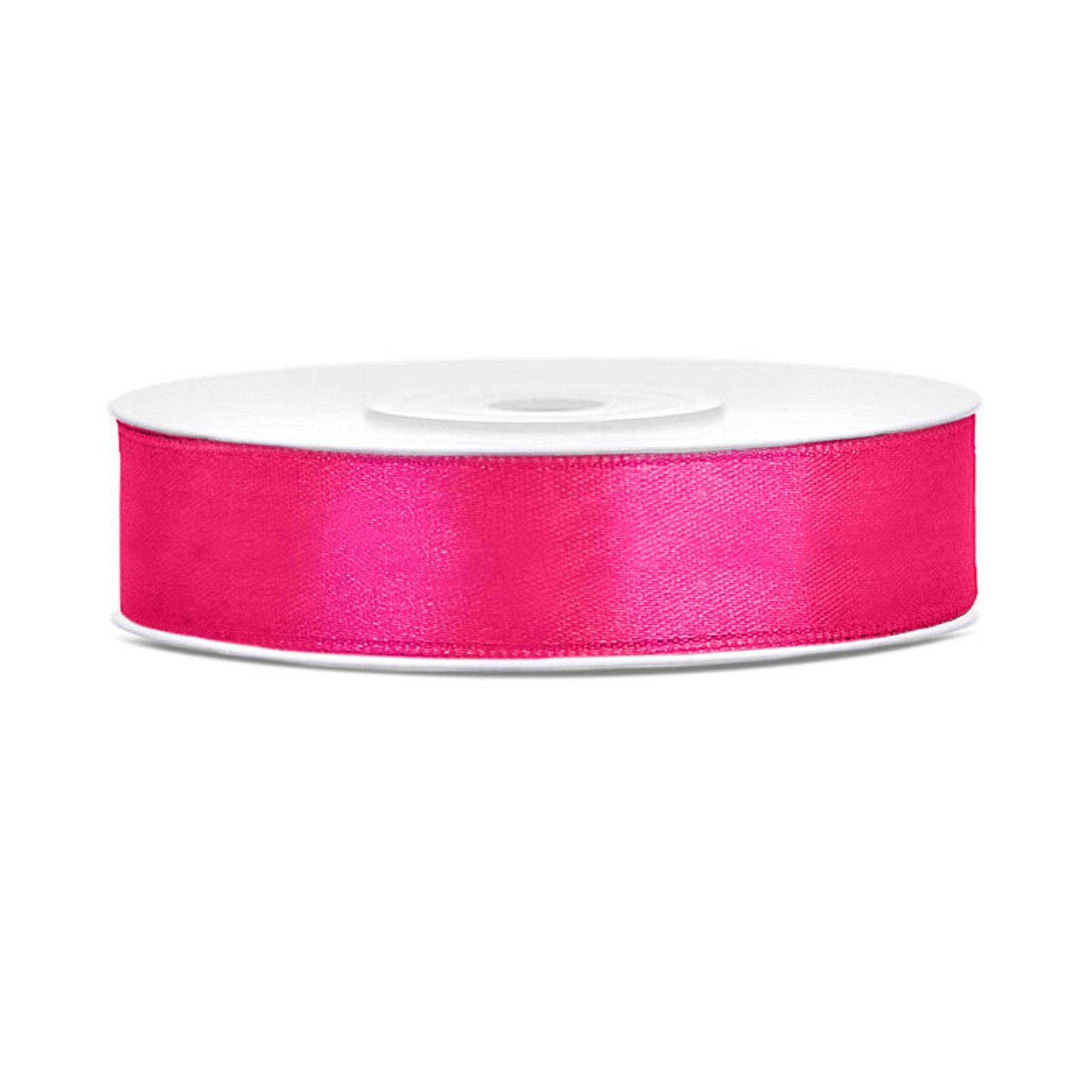Satinbånd Pink - 12 mm x 25 m