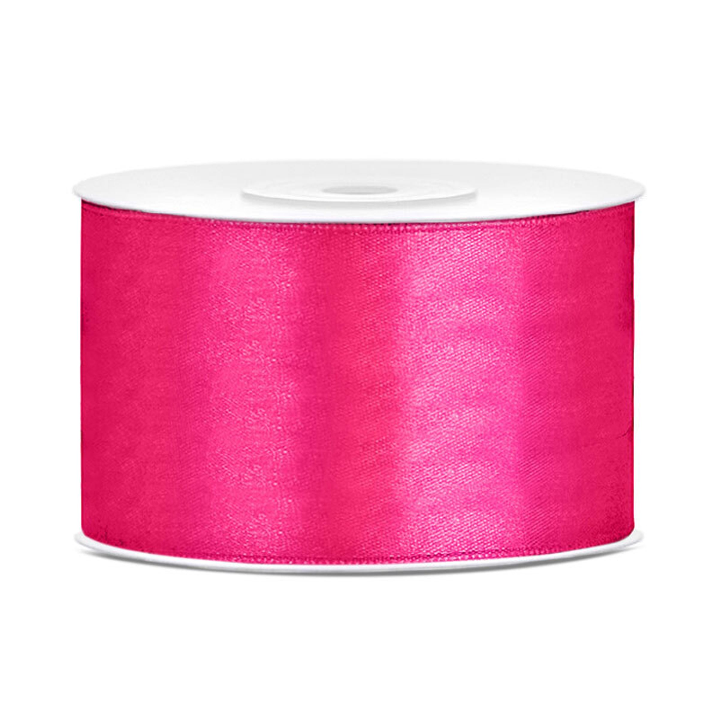 Satinbånd Pink - 38 mm x 25 m