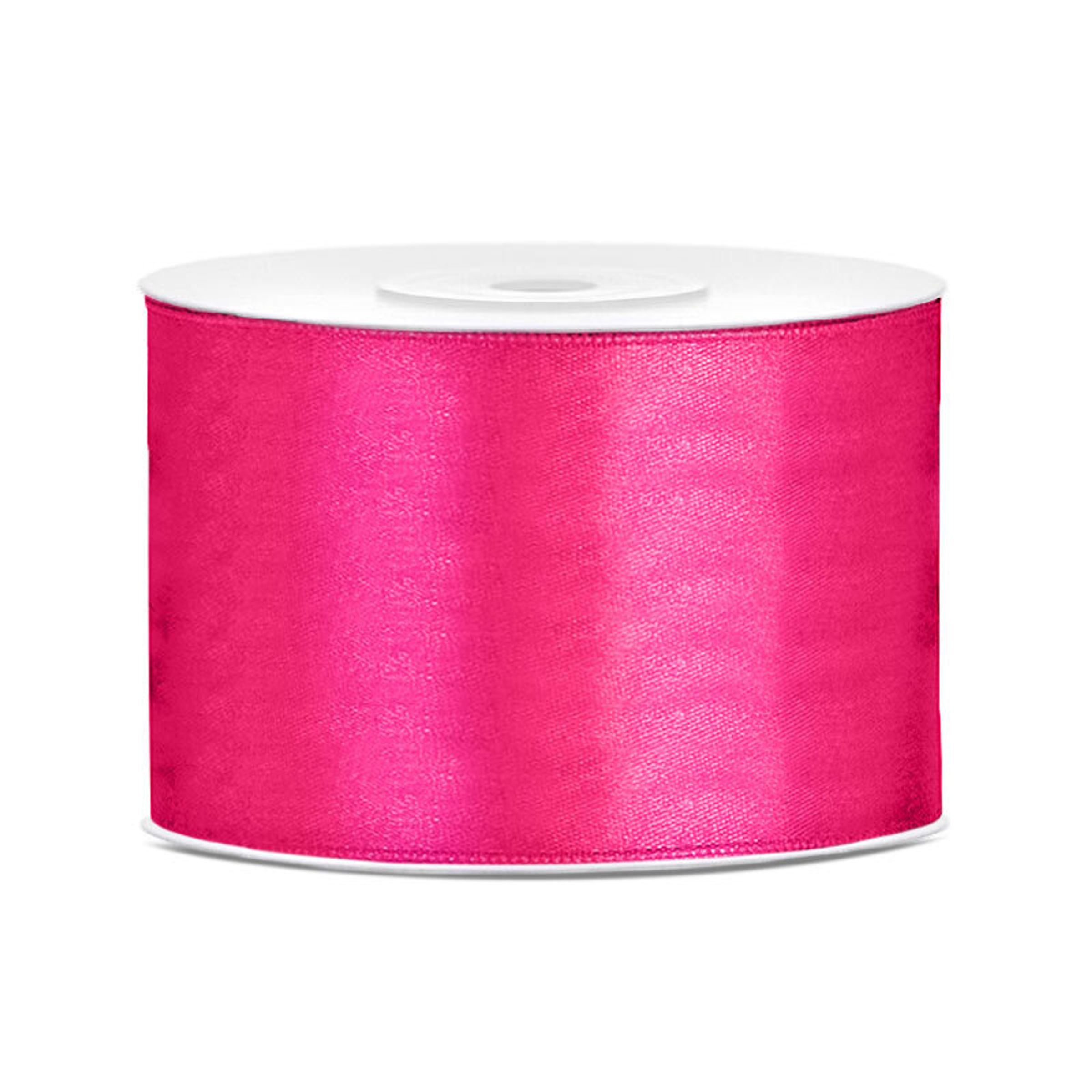 Satinbånd Pink - 50 mm x 25 m