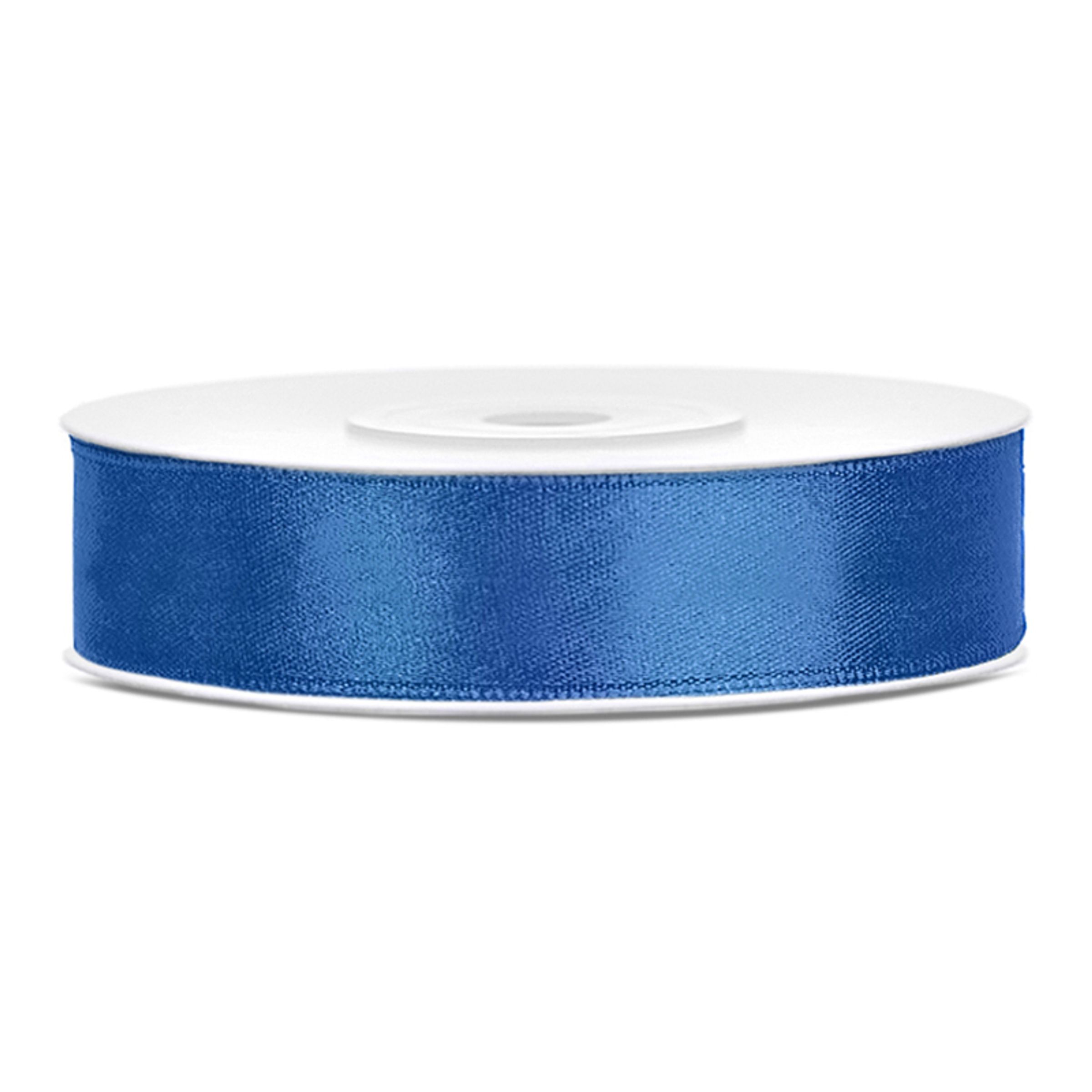 Satinbånd Royal Blå - 12 mm x 25 m